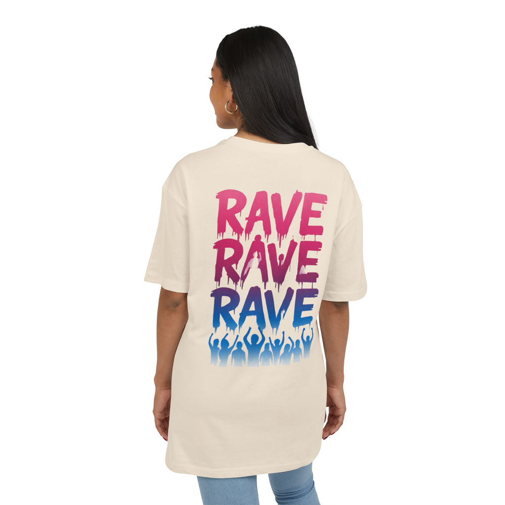 Rave-Inspired Oversize Tee - EPAS Collection, Music Festival Shirt, Unisex Graphic Tee, Streetwear, Party Attire, Rave Wear