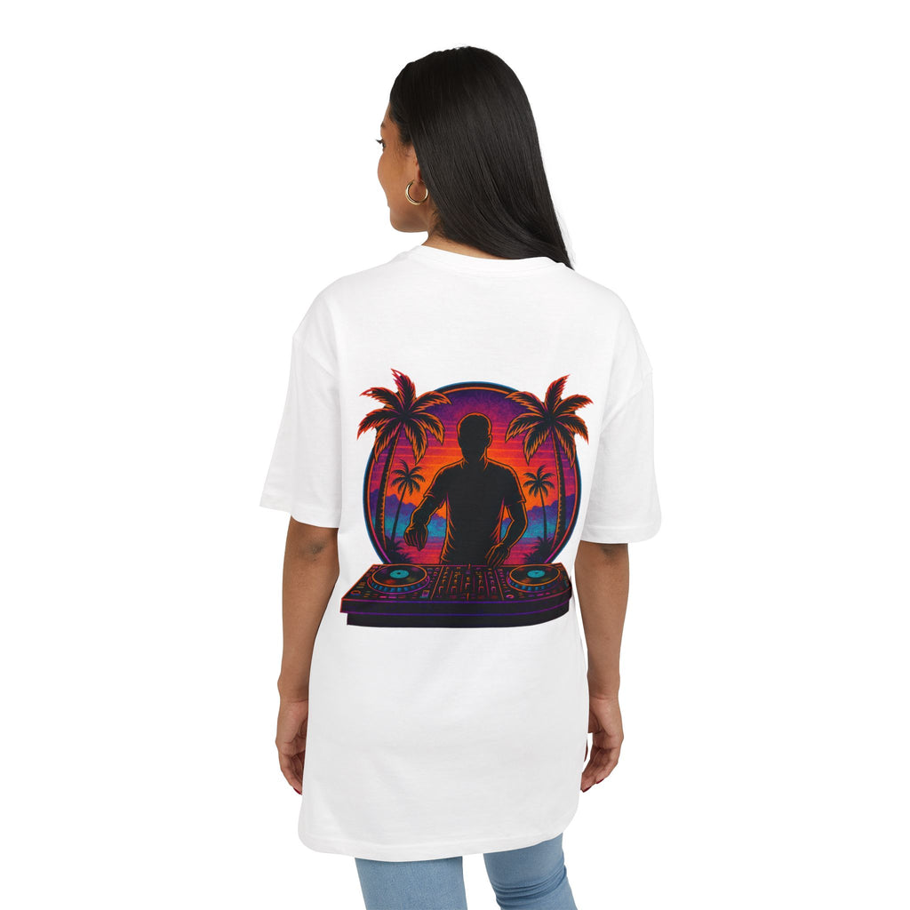 Vibrant Rave T-Shirt, Unisex Heavy Oversize Tee, Festival Wear, Music Lover Gift, Colorful Summer Top, EDM Apparel, Party Shirt