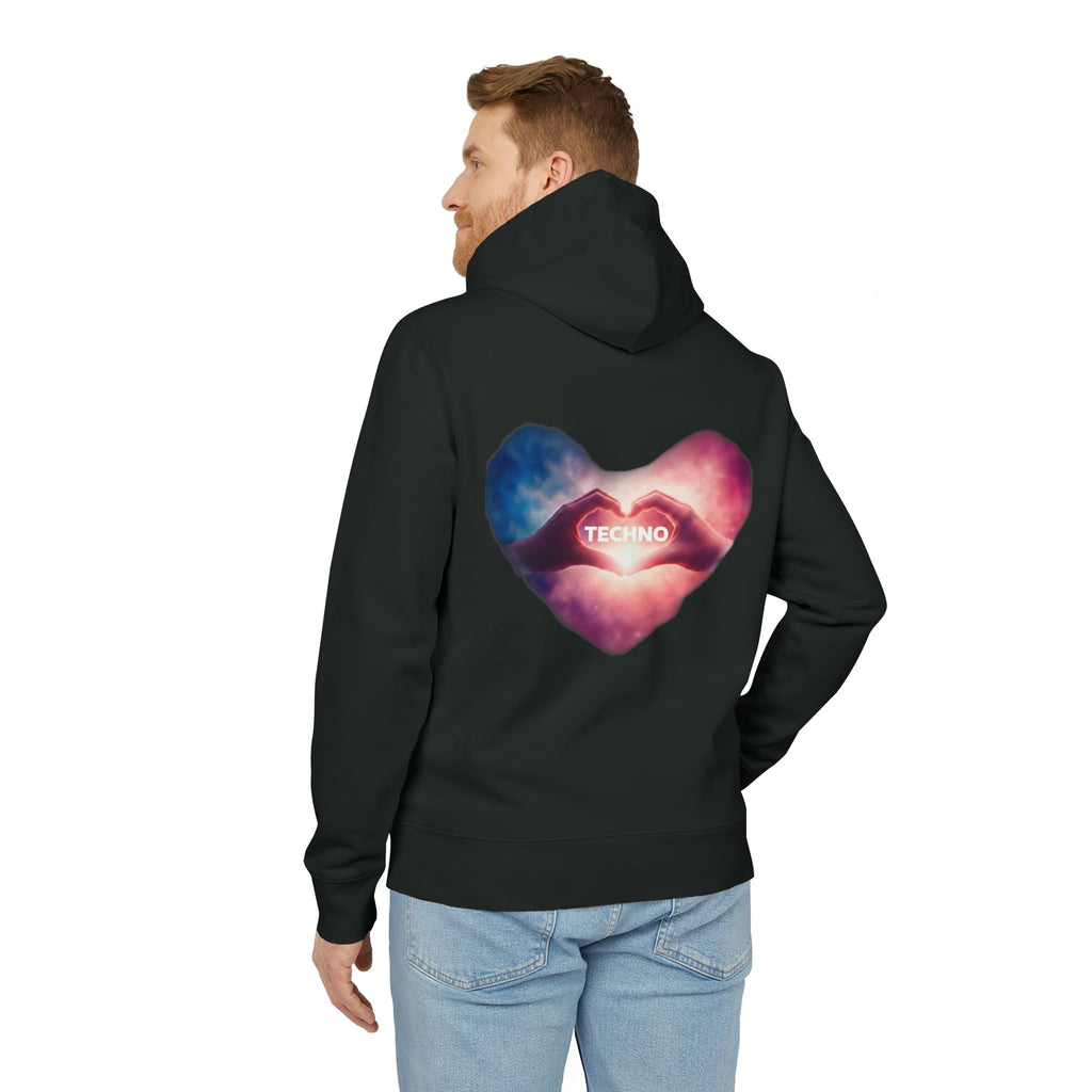 Techno Heart Hoodie — Electronic Music Festival Pullover