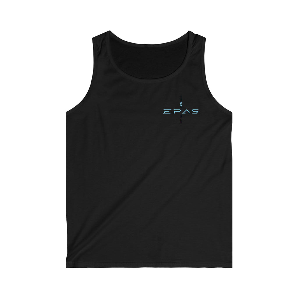 Rave Ocean Echo Graphic Tank — Underwater DJ Festival Chest Print