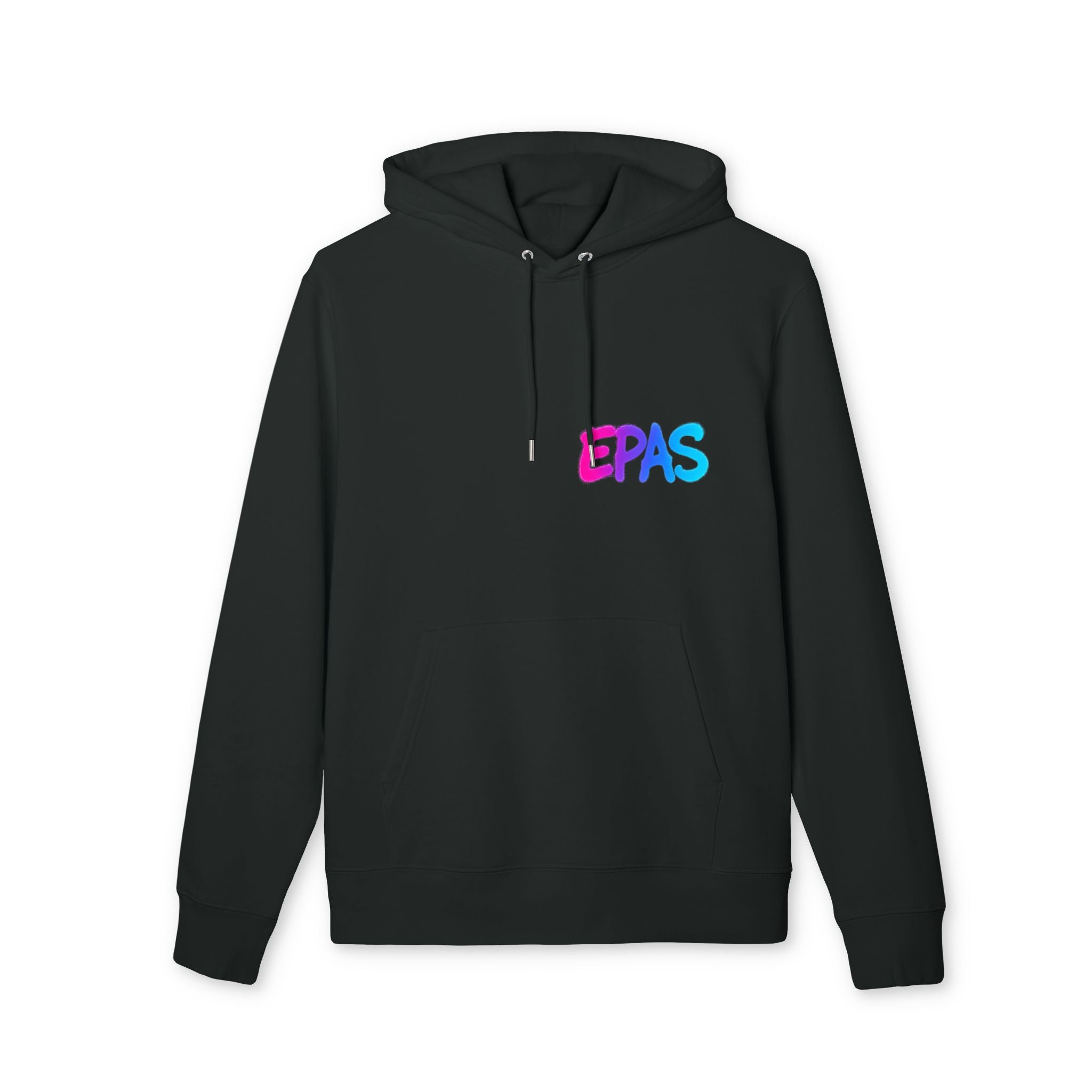 Santa Drops the Bass Hoodie — Colorful Trippy DJ Santa Graphic Hoodie