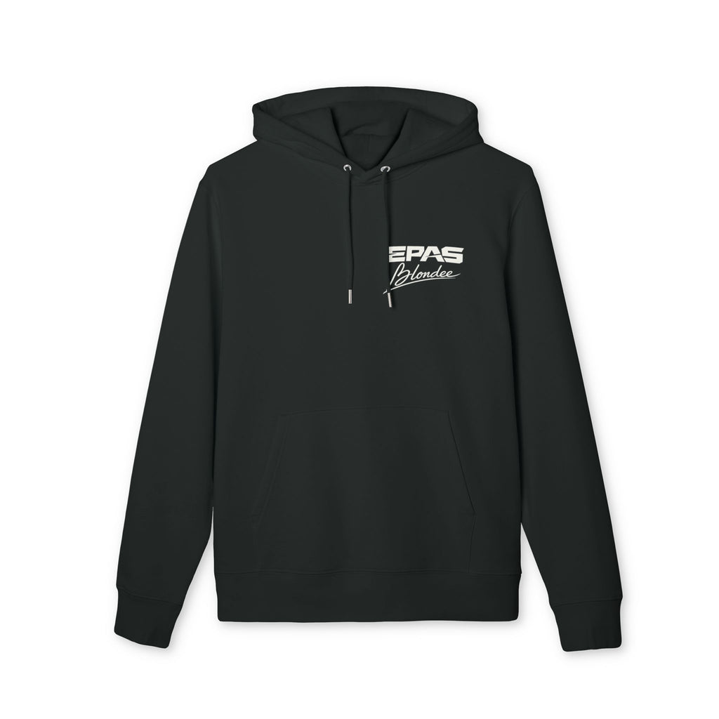 Hoodie — "Augen zu und tanzen" Graphic Pullover (Dance Night Vibe)