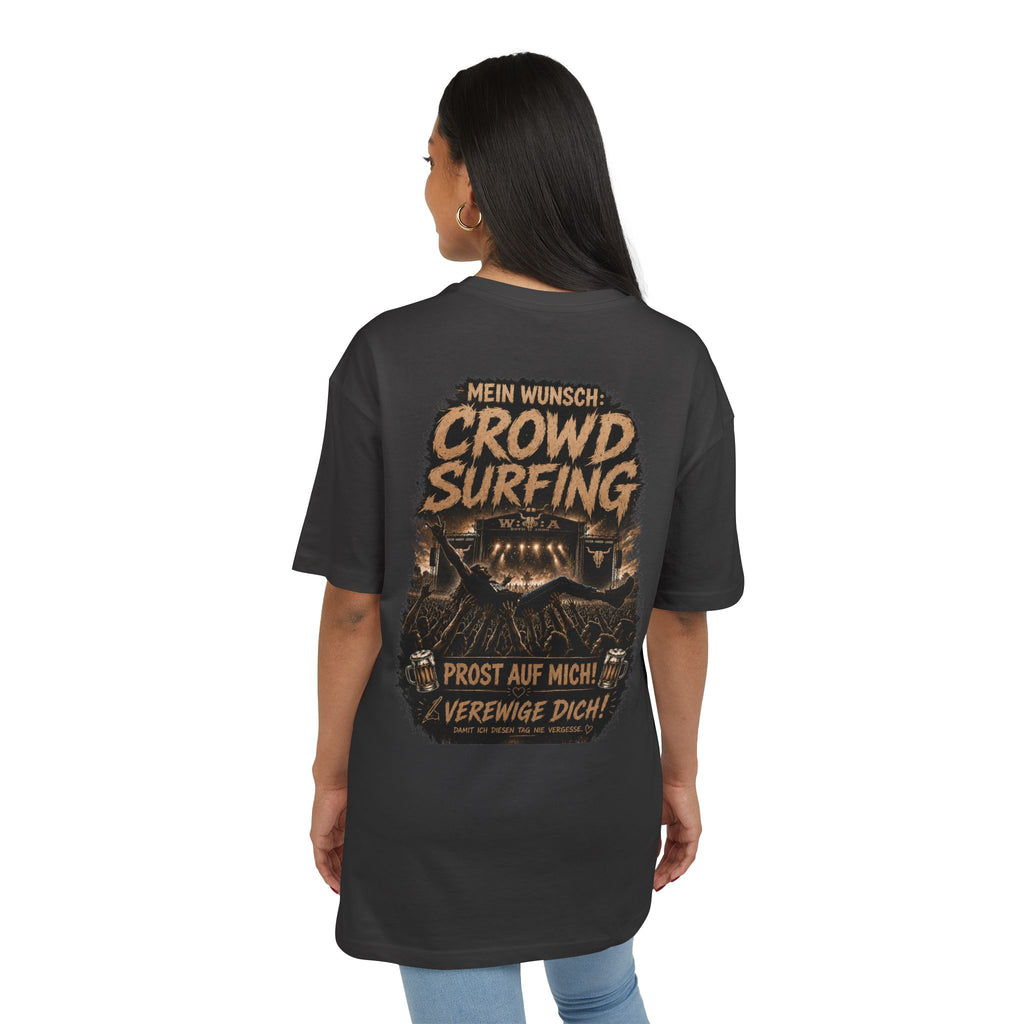 40th Birthday Tee — Heute bin ich das Geburtstagskind / Crowdsurfing Concert Shirt