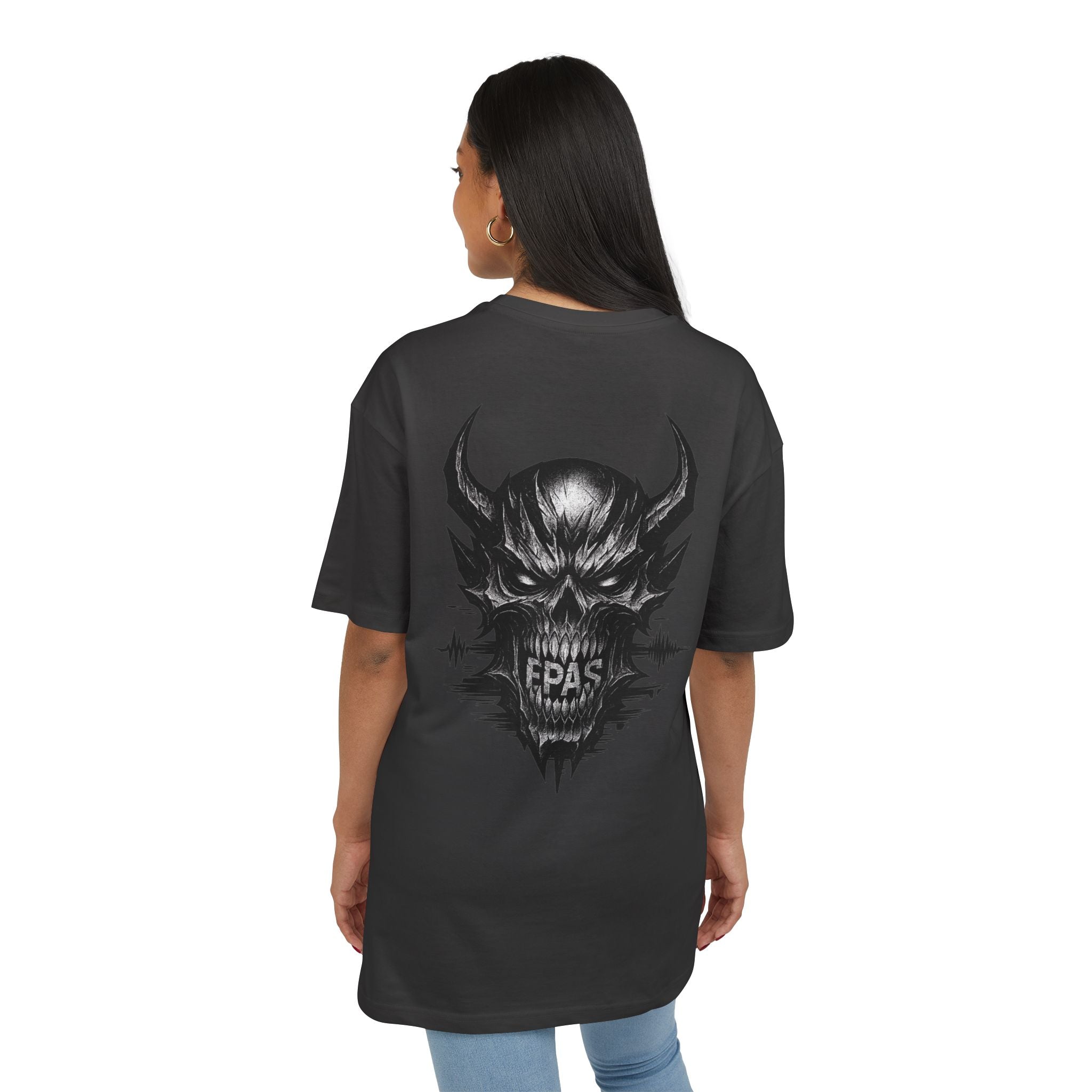Graphic Tee — EPAS Demon Skull Oversized T‑Shirt