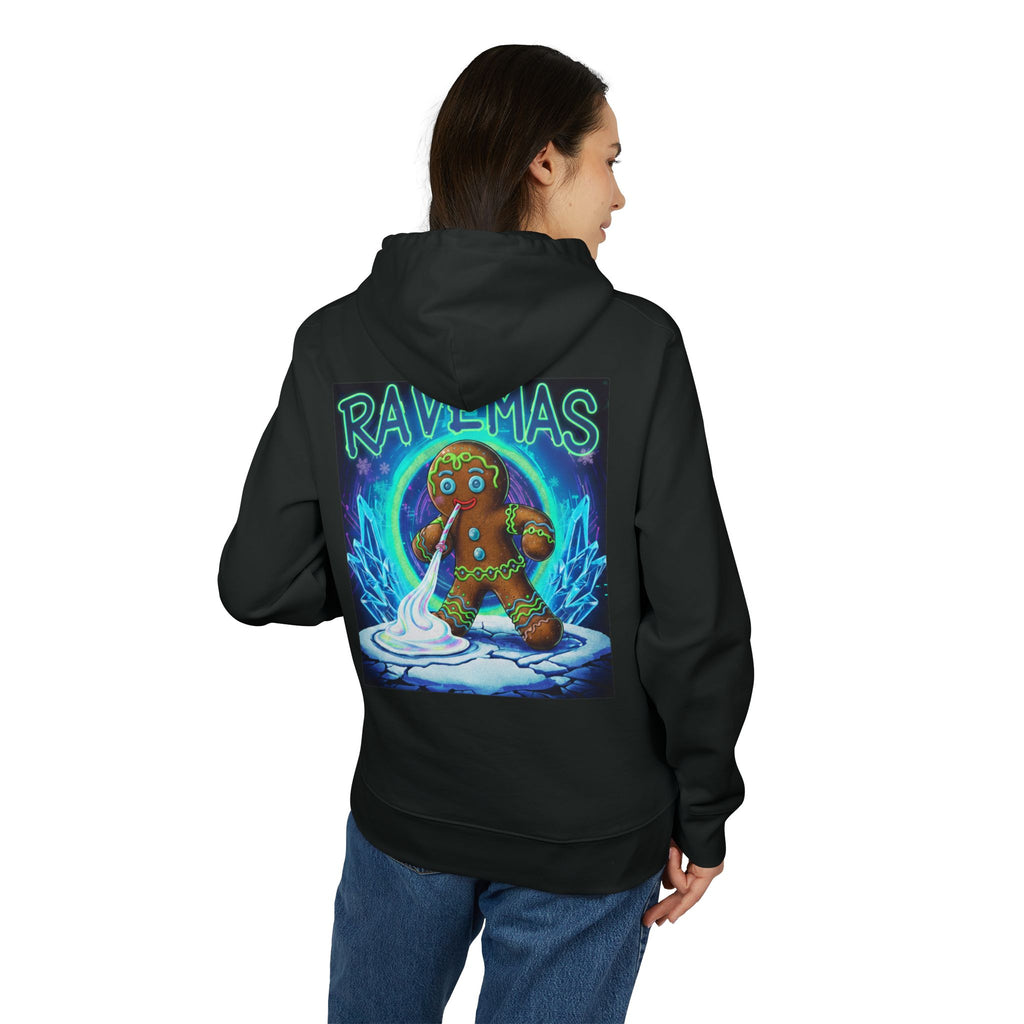 Ravemas Gingerbread Hoodie — Festive Rave Holiday Pullover