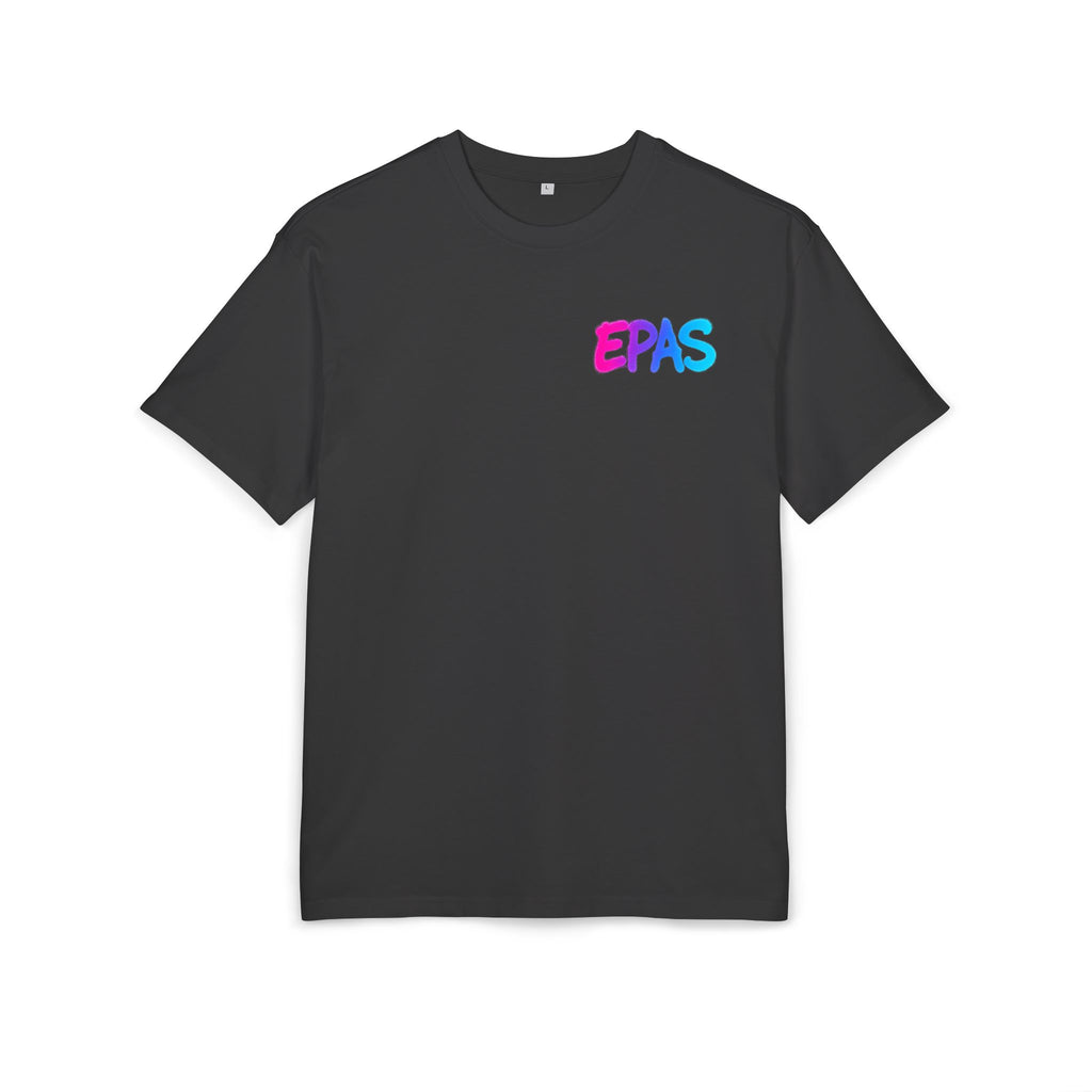 Oversize Tee — "Schritte Werden Im Club Gesammelt" Neon Sneaker Graphic