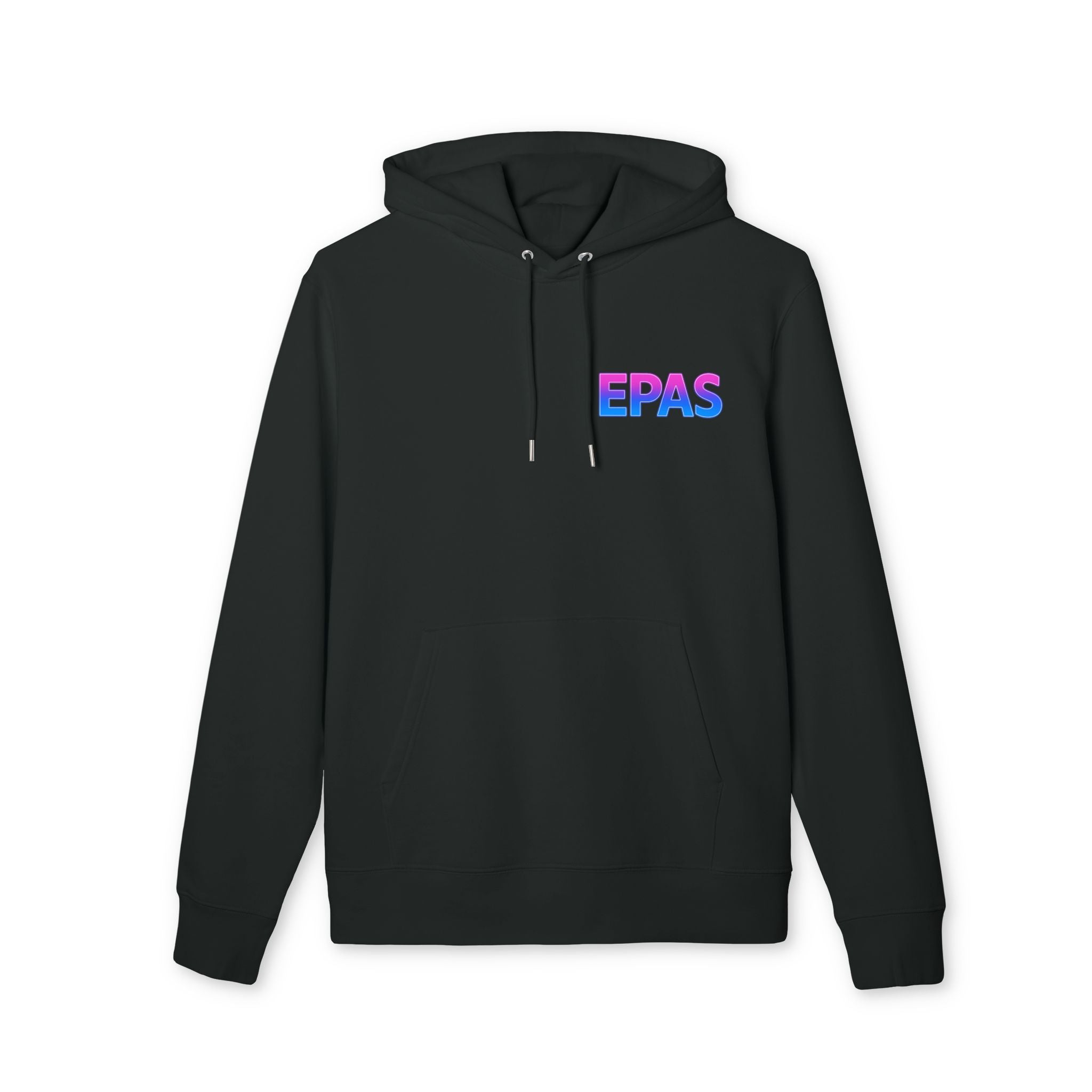 Gingerbread Demon Hoodie — EPAS Chest Logo & Glowing Gingerbread Back Print