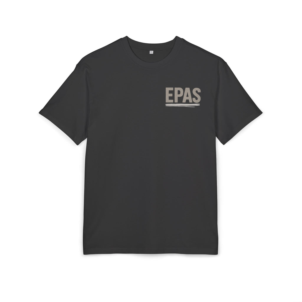 Dragon Graphic Tee — 'EPAS' Oversized White Shirt