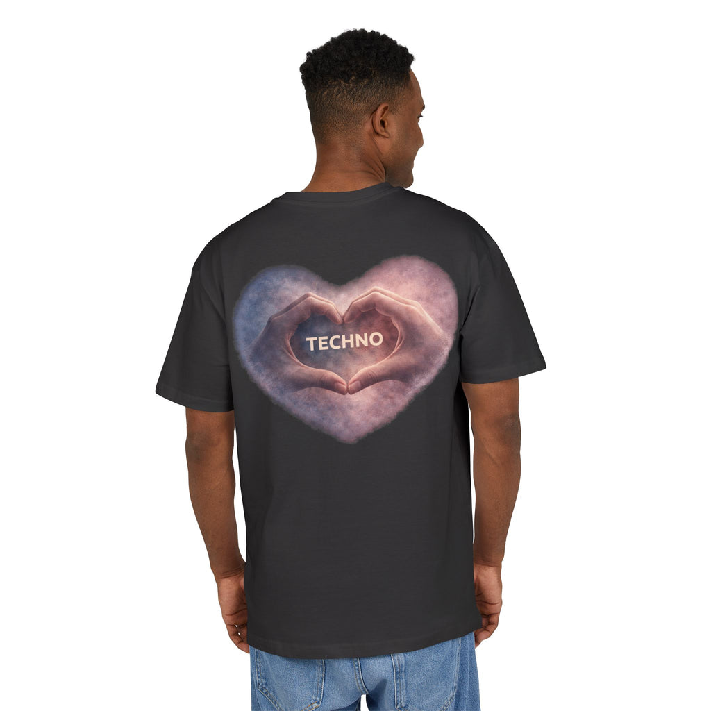 Techno Heart Oversized Tee