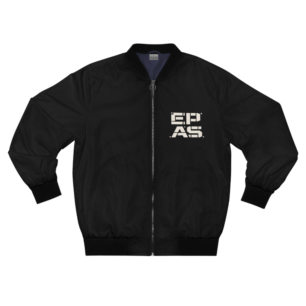 Rave Bomber Jacket — Doves & Blossoms Graphic Bomber