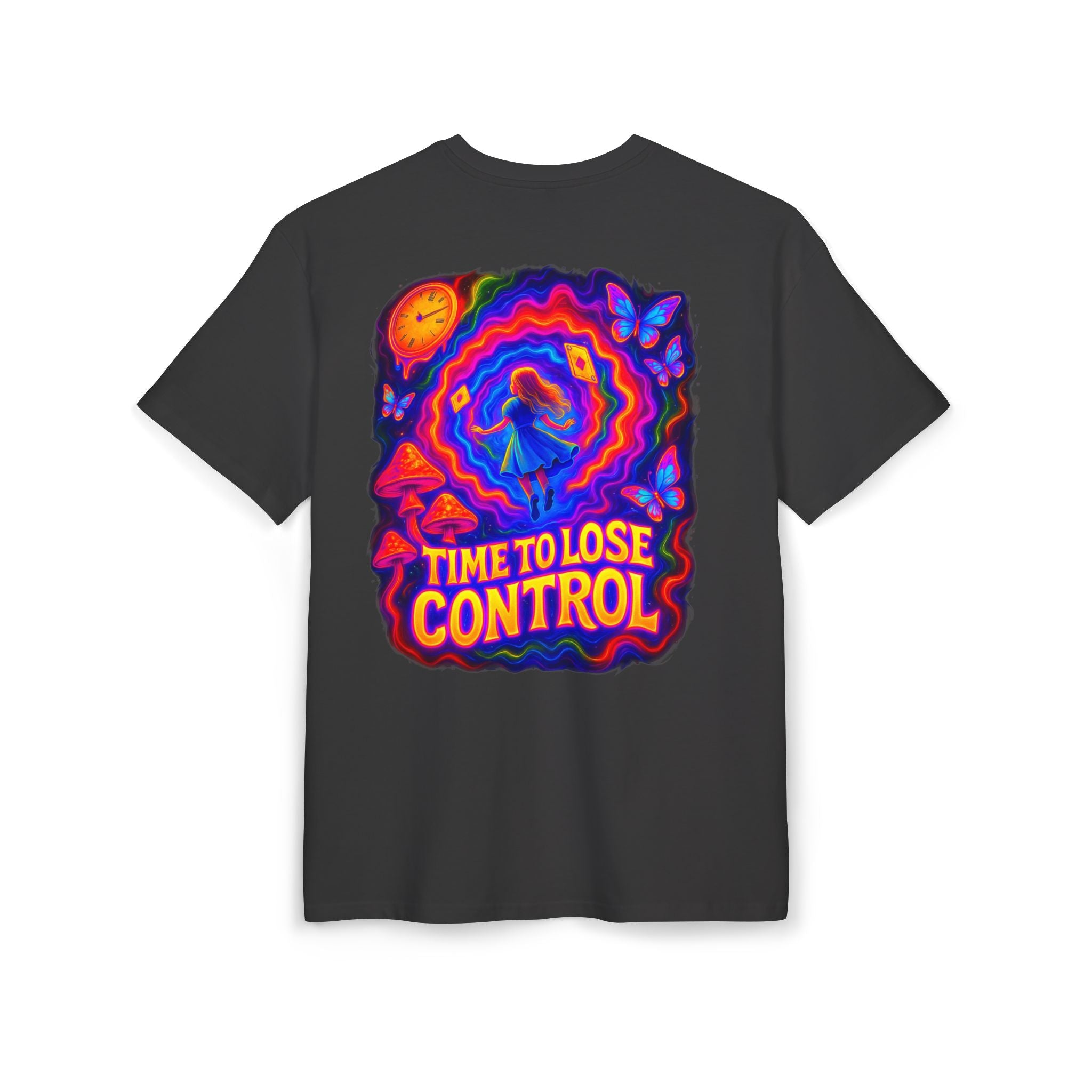 Psychedelic "Time to Lose Control" Graphic Tee