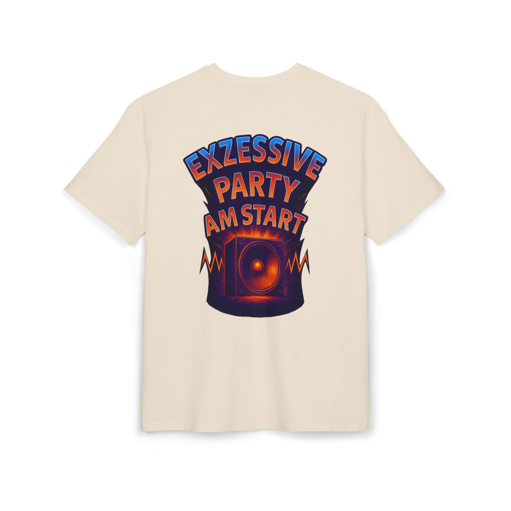 Trendy Rave Oversized Tee - EPAS Ravewear, Party Apparel, Festival Shirt, Unisex Graphic Tee, Dance Event Outfit