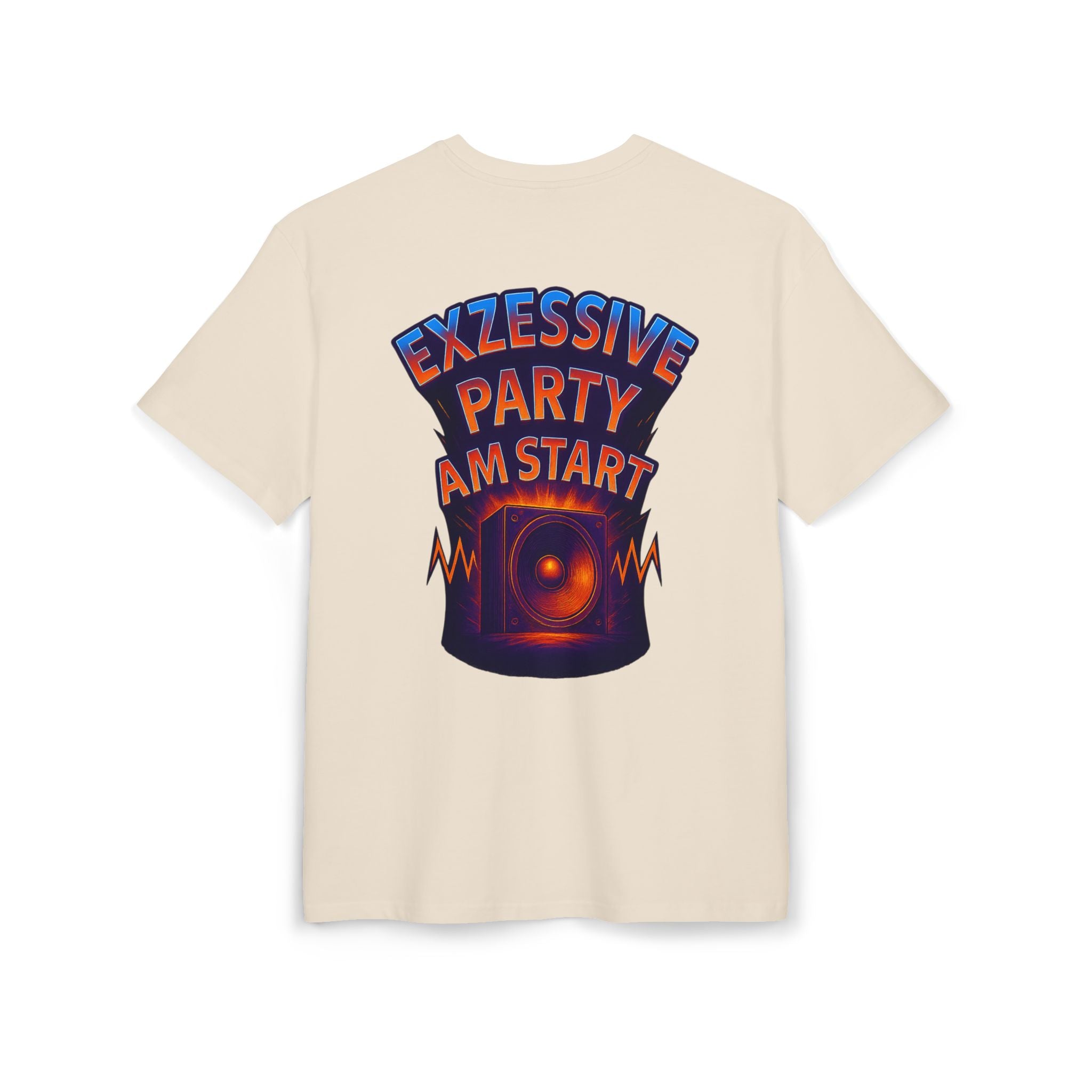 Trendy Rave Oversized Tee - EPAS Ravewear, Party Apparel, Festival Shirt, Unisex Graphic Tee, Dance Event Outfit