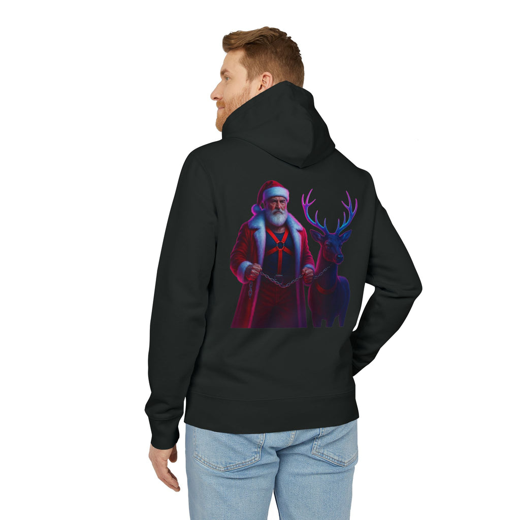 Gingerbread Demon Hoodie — EPAS Chest Logo & Glowing Gingerbread Back Print