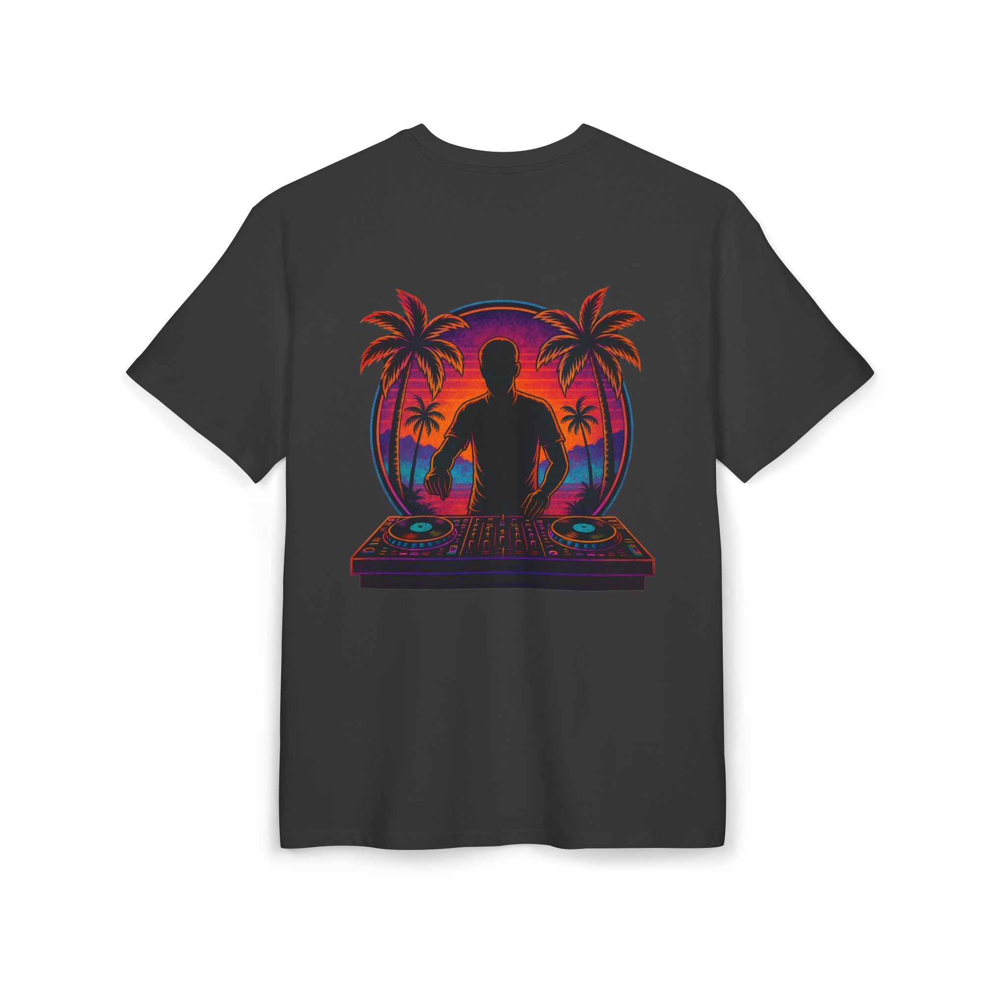 Vibrant Rave T-Shirt, Unisex Heavy Oversize Tee, Festival Wear, Music Lover Gift, Colorful Summer Top, EDM Apparel, Party Shirt