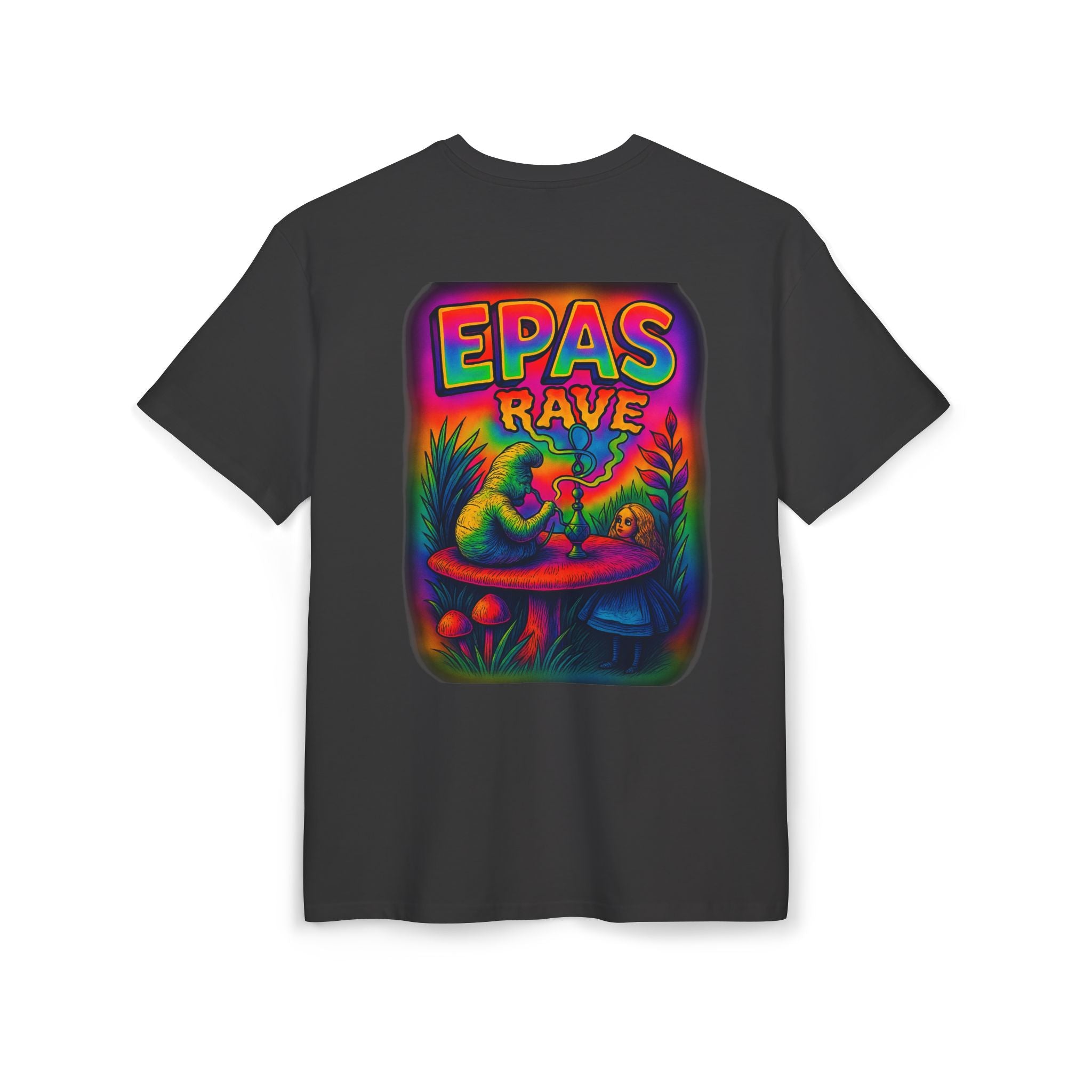 EPAS Rave Graphic Tee — Psychedelic Mushroom Oversized T-Shirt