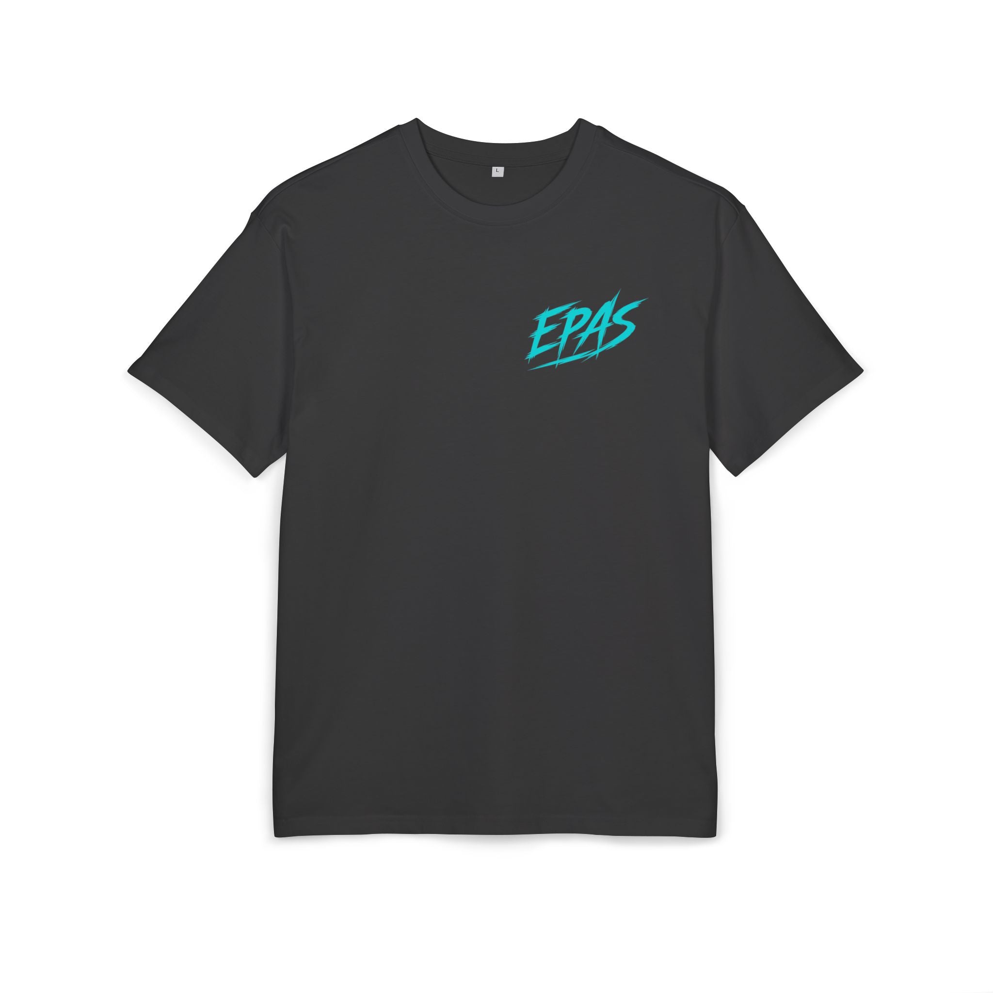T-Shirt — 'EPAS' Neon Script & German Text Back: "Manchmal ist Tanzen die Antwort: 130 BPM"