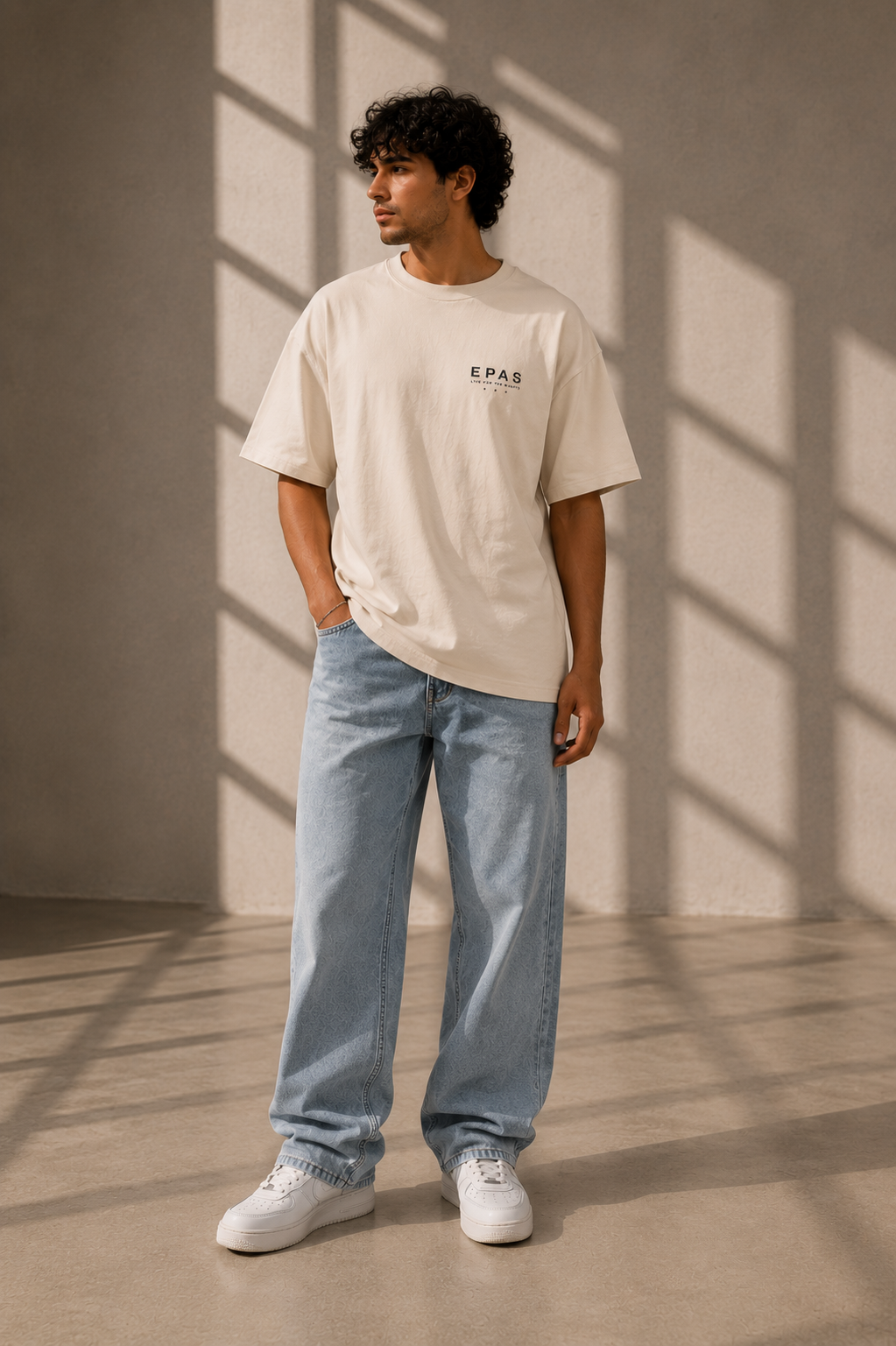 Techno City Tee — "Only Techno" Oversized Graphic T-Shirt