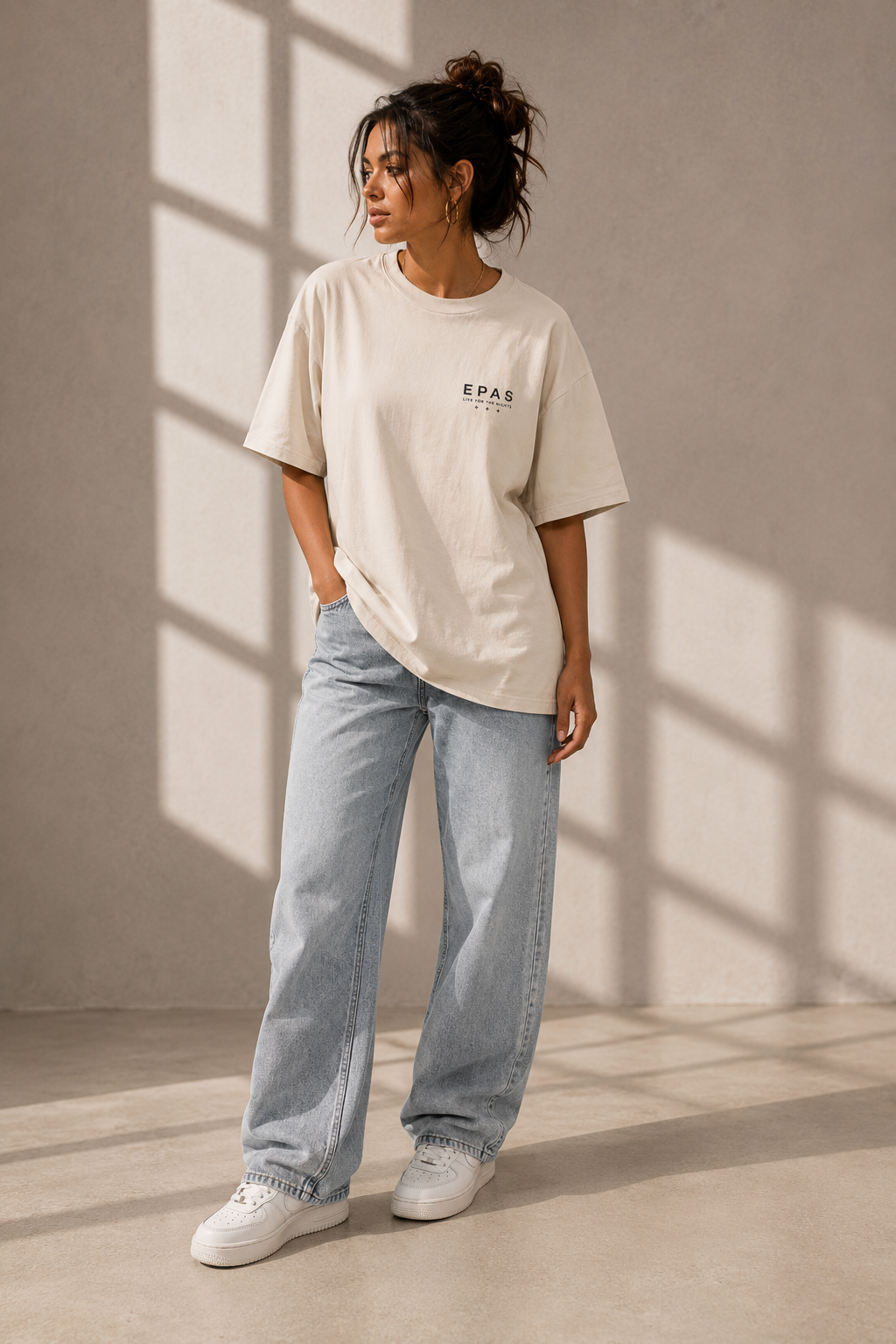 Techno City Tee — "Only Techno" Oversized Graphic T-Shirt