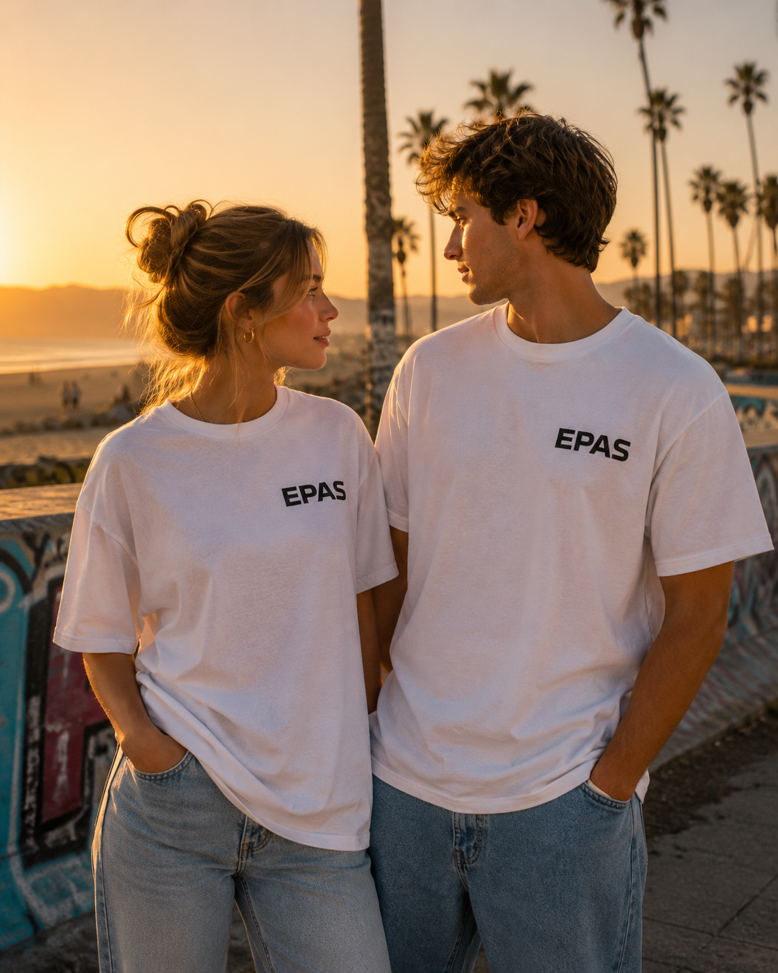 EPAS Rainbow Logo Oversize Tee