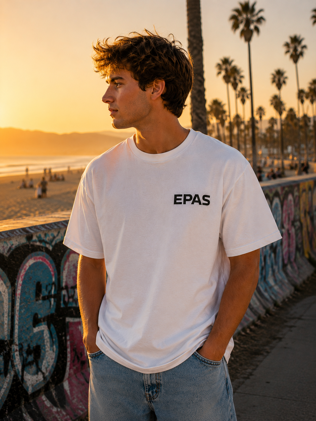 EPAS Rainbow Logo Oversize Tee
