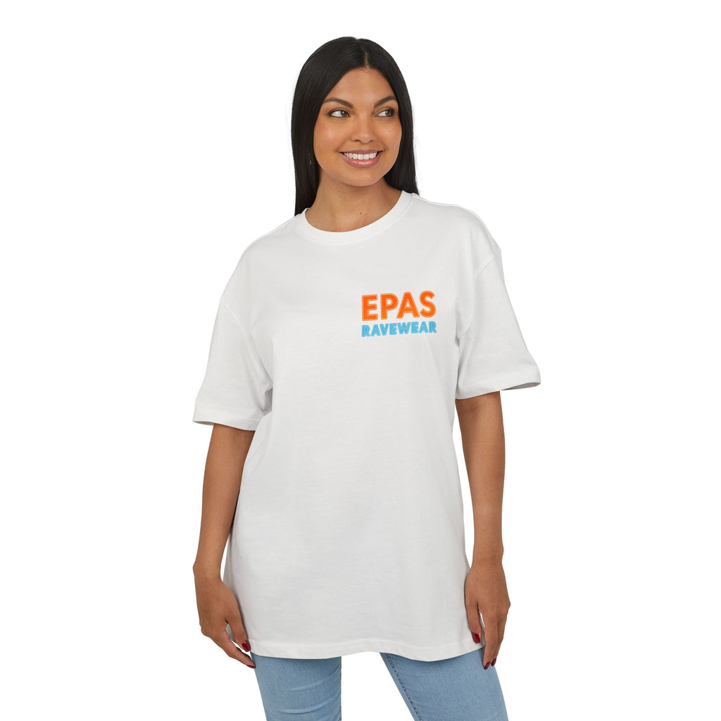 EPAS Ravewear Unisex Heavy Oversize Tee - Bass Statt Small Talk, Streetwear, Festival Fashion, Comfortable Tee, Music Lover Gift