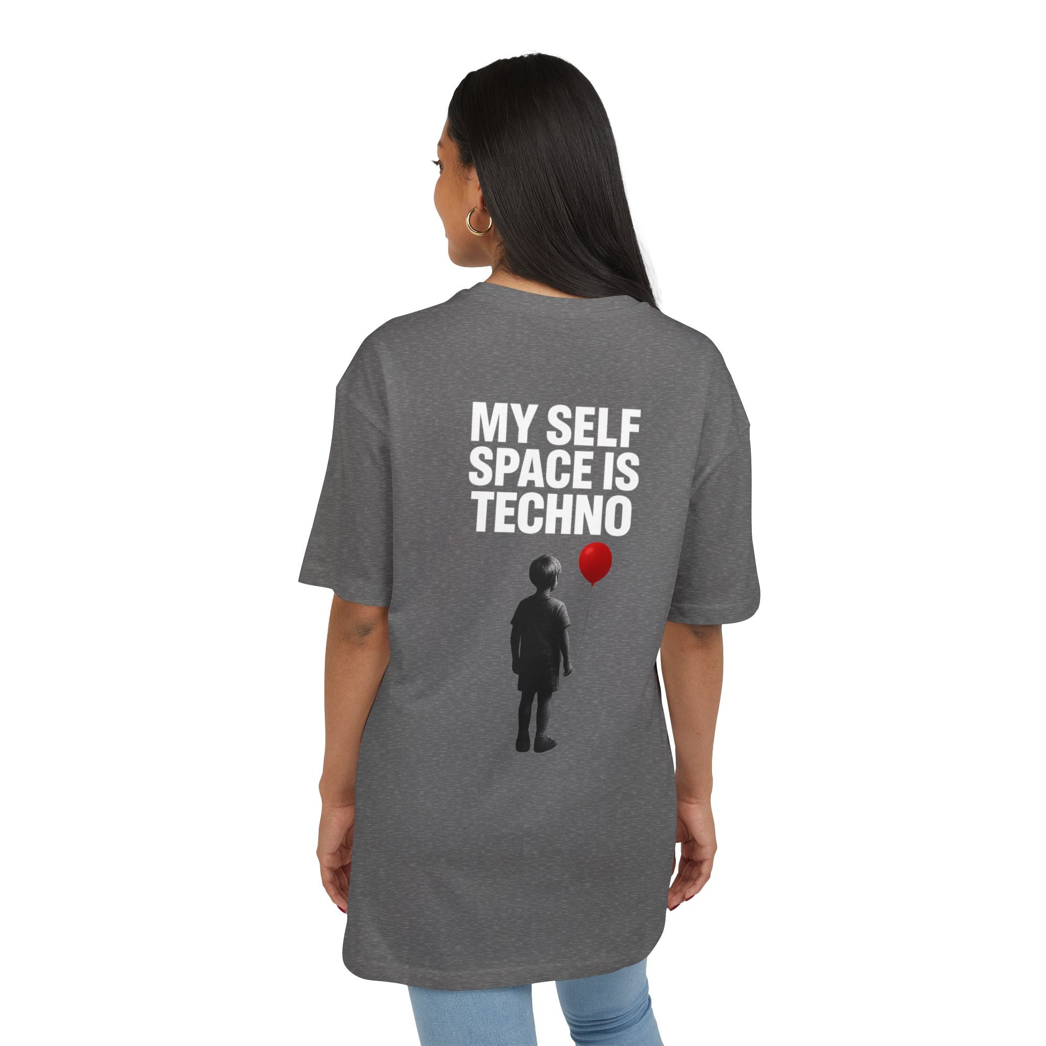 Unisex Techno Rave Tee | Oversized Shirt for Festival Vibes, Streetwear, Gift for Music Lovers, Casual Summer Top, Unique Artwear