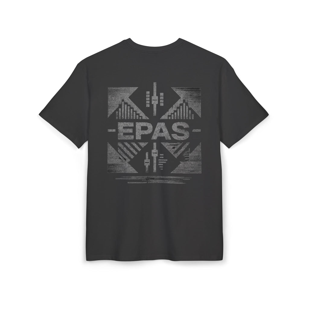 EPAS Graphic Tee — Oversized White T‑Shirt with Bold Back Print