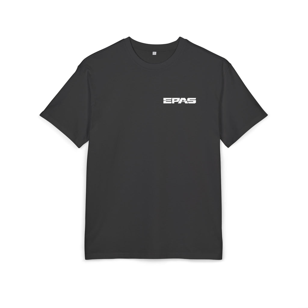 Oversized Tee — Dark Grunge Teddy Bear with Rainbow Chest