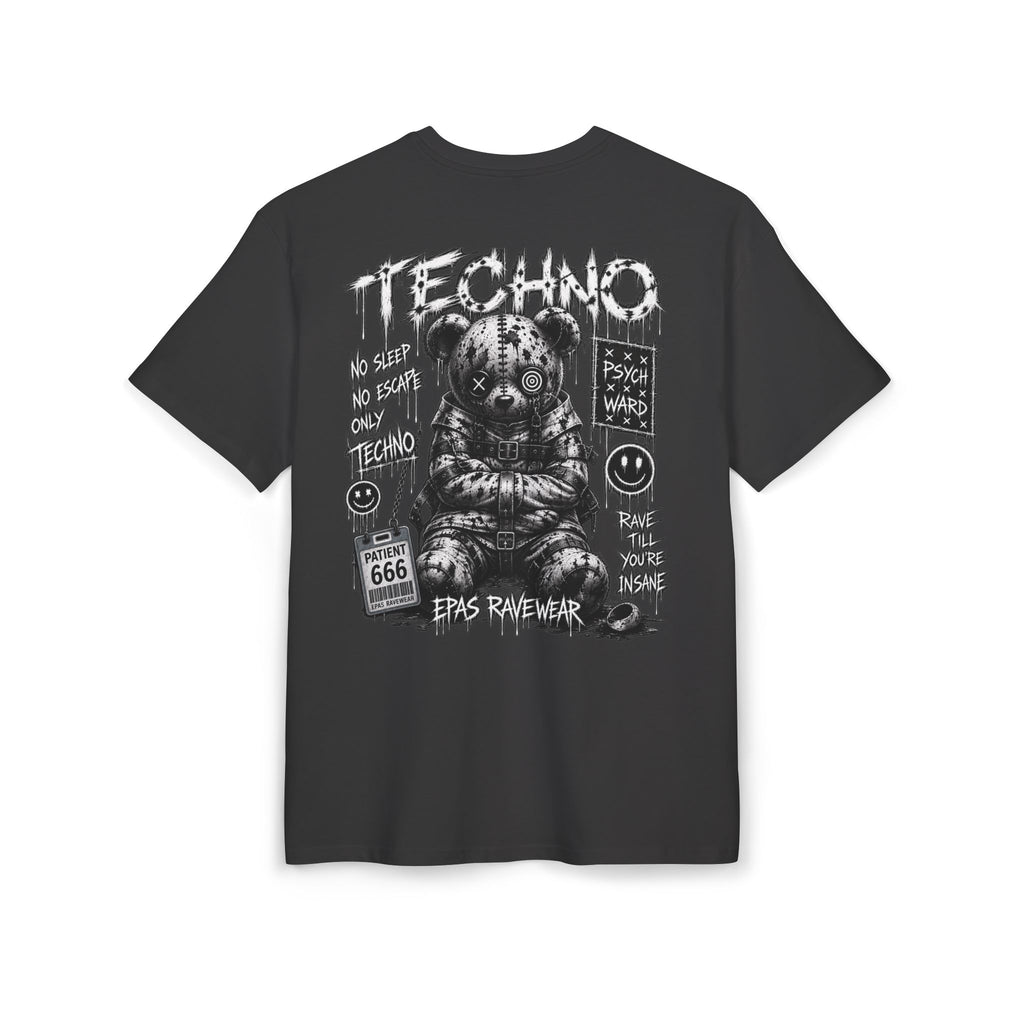 Techno Bear Graphic Tee — EPAS Streetwear Oversized T-Shirt
