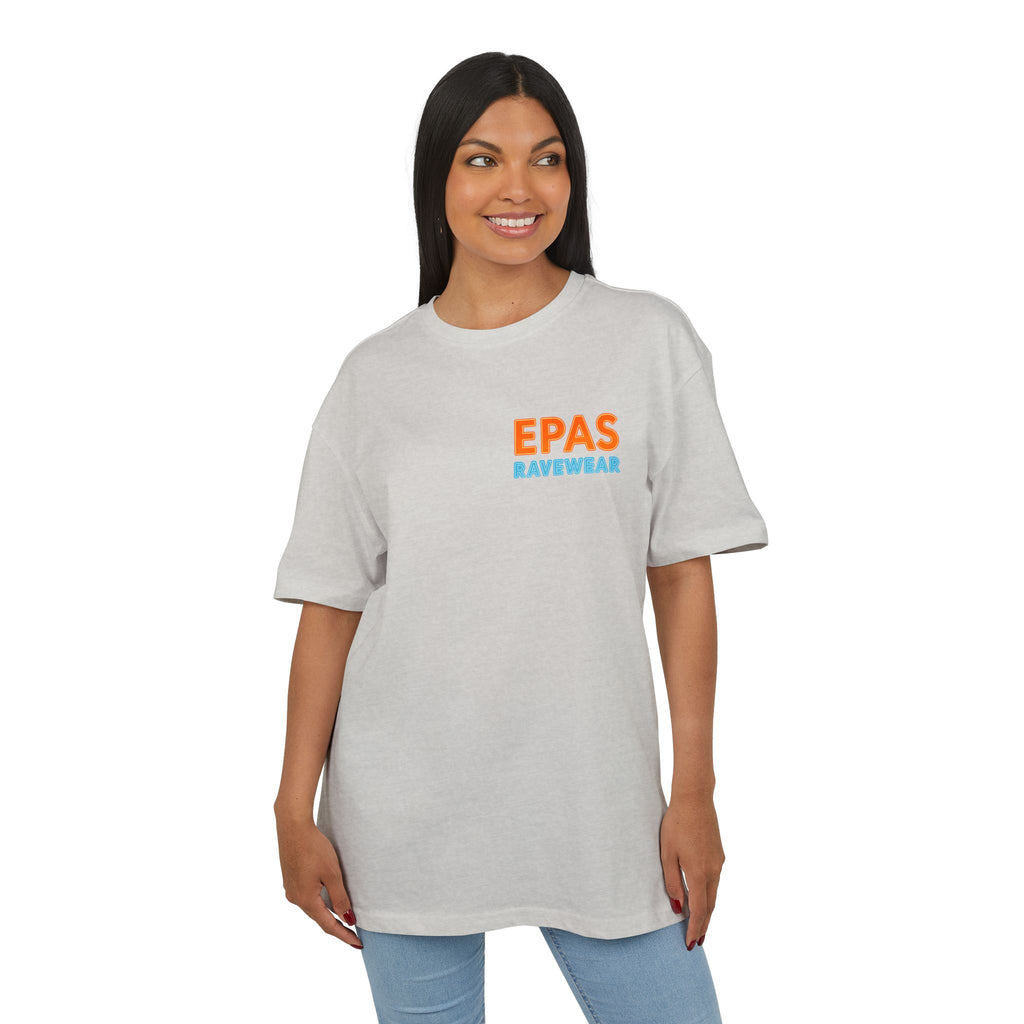 EPAS Ravewear Unisex Heavy Oversize Tee - Bass Statt Small Talk, Streetwear, Festival Fashion, Comfortable Tee, Music Lover Gift