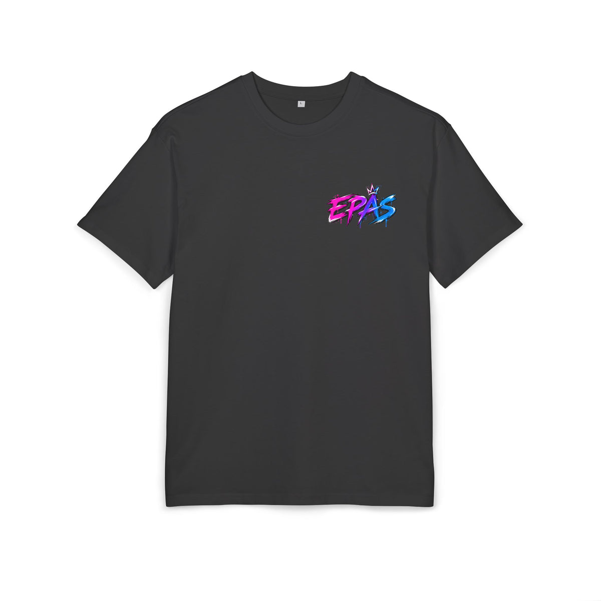Oversized Tee — Distressed Punk Teddy "3 Stage Wall" Graphic