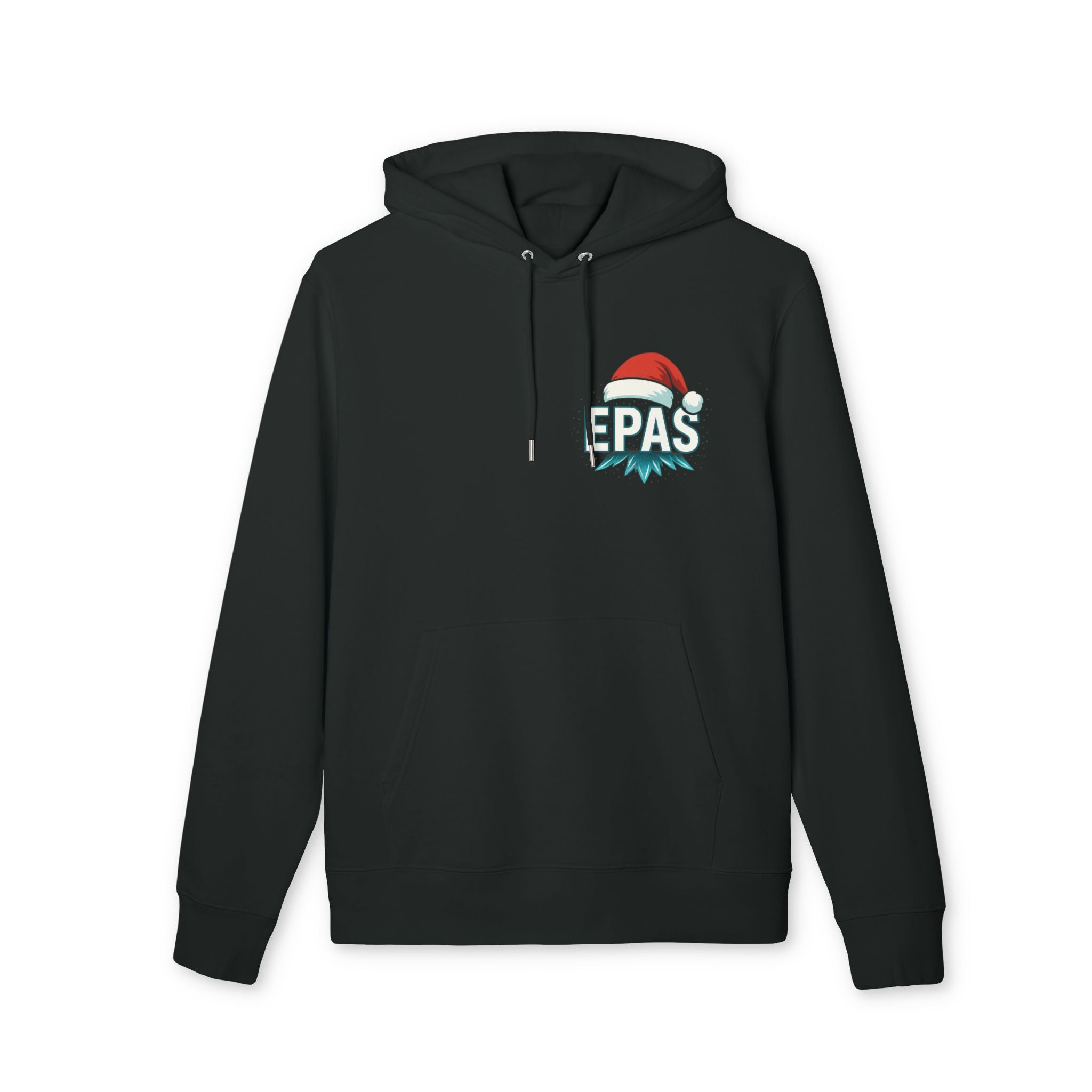 Santa Rave Hoodie — “Let’s Go Rave!” Graphic Christmas Pullover