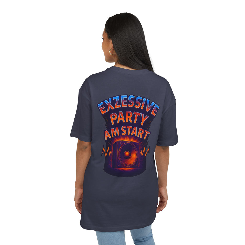 Trendy Rave Oversized Tee - EPAS Ravewear, Party Apparel, Festival Shirt, Unisex Graphic Tee, Dance Event Outfit