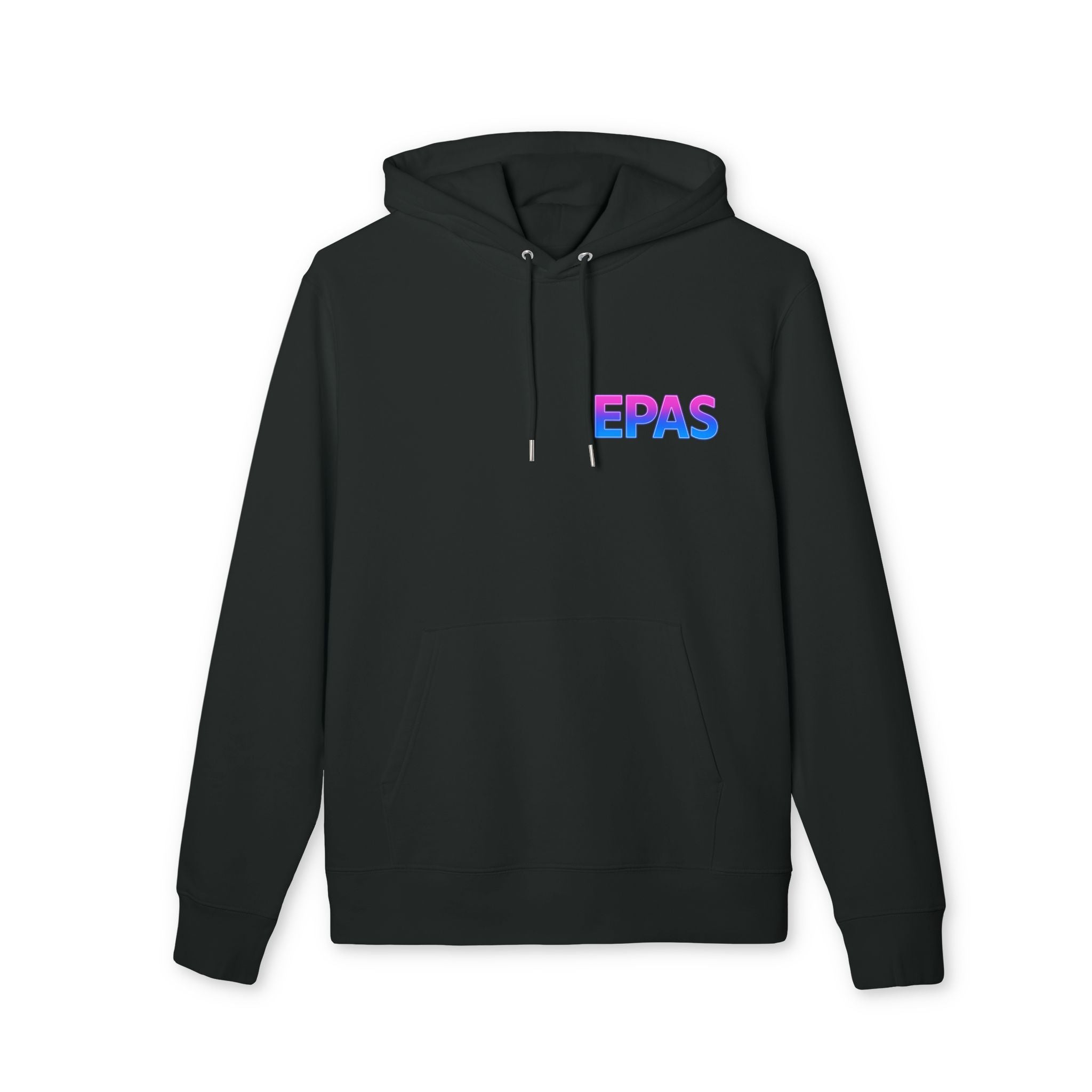 Gingerbread Demon Hoodie — EPAS Chest Logo & Glowing Gingerbread Back Print