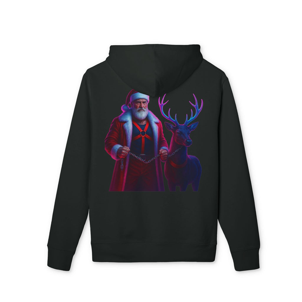 Gingerbread Demon Hoodie — EPAS Chest Logo & Glowing Gingerbread Back Print