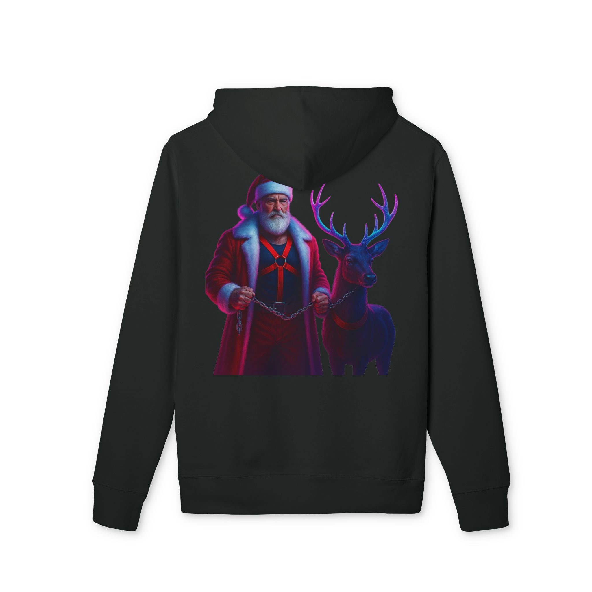 Gingerbread Demon Hoodie — EPAS Chest Logo & Glowing Gingerbread Back Print