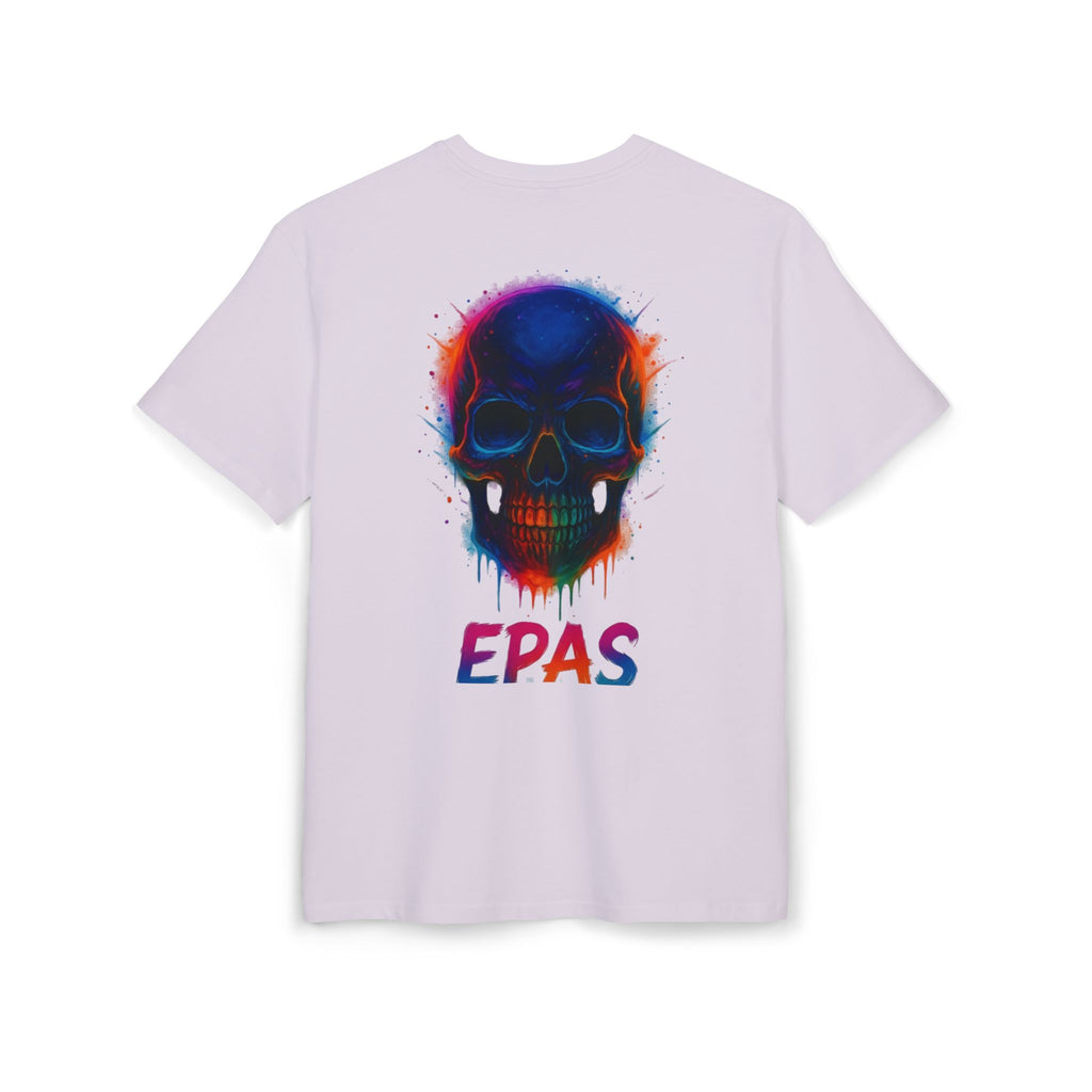 Colorful Skull Graphic Tee, Rave Wear, Festival Shirt, Edgy Streetwear, Unisex Oversized T-Shirt