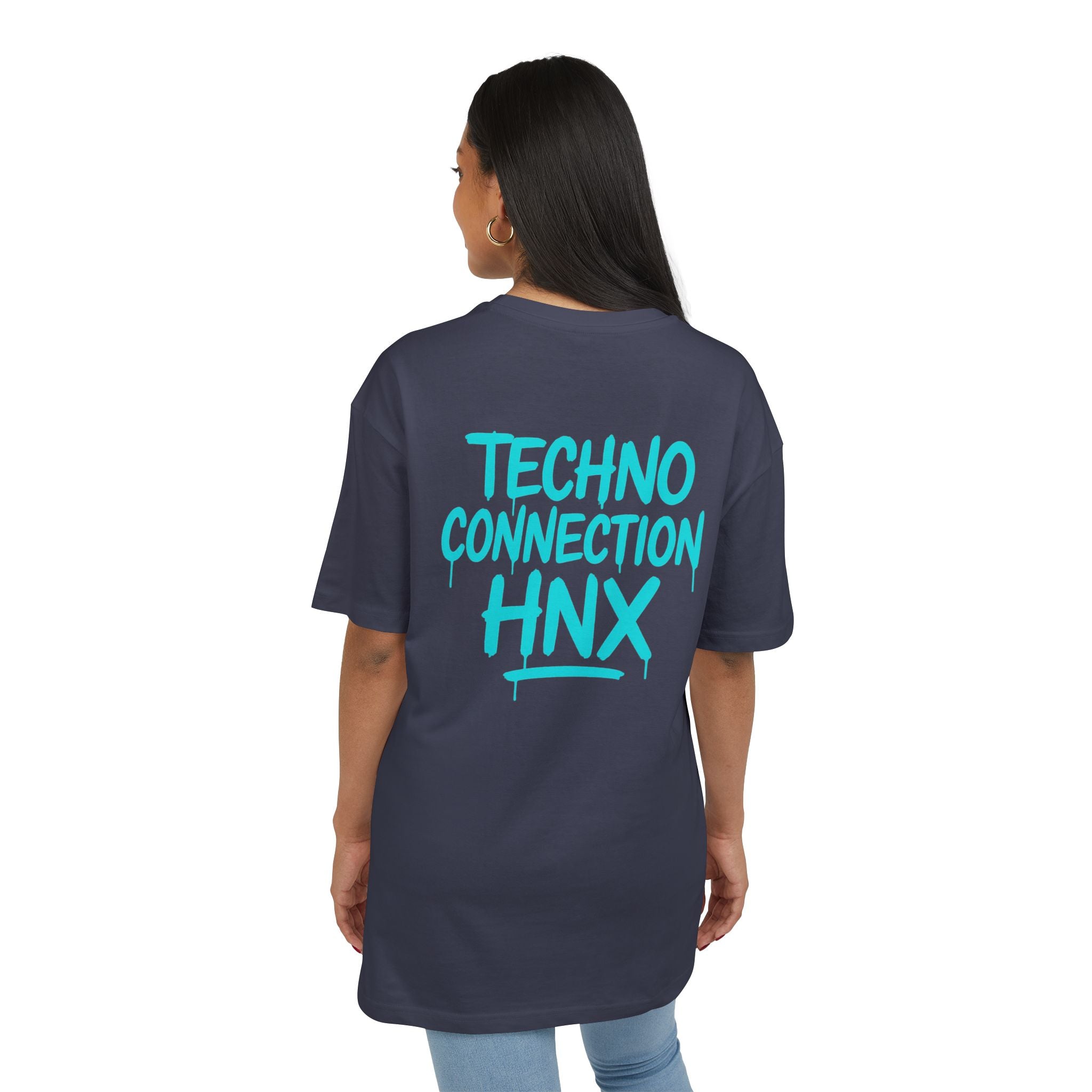 Techno Connection Oversize Tee - Rave Culture Streetwear