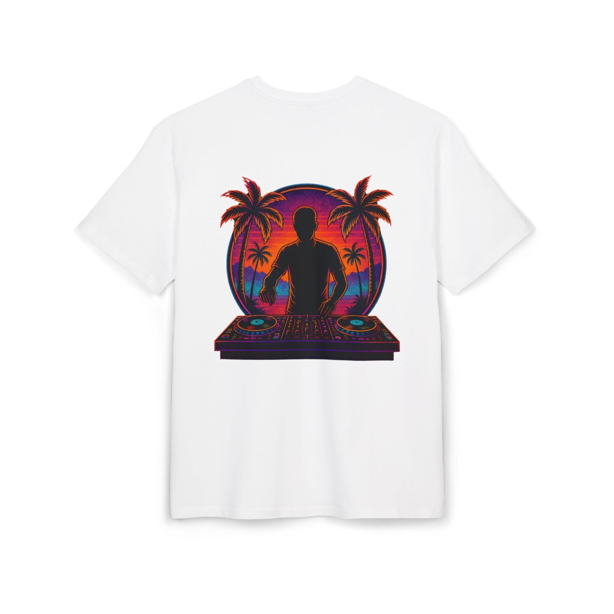 Vibrant Rave T-Shirt, Unisex Heavy Oversize Tee, Festival Wear, Music Lover Gift, Colorful Summer Top, EDM Apparel, Party Shirt