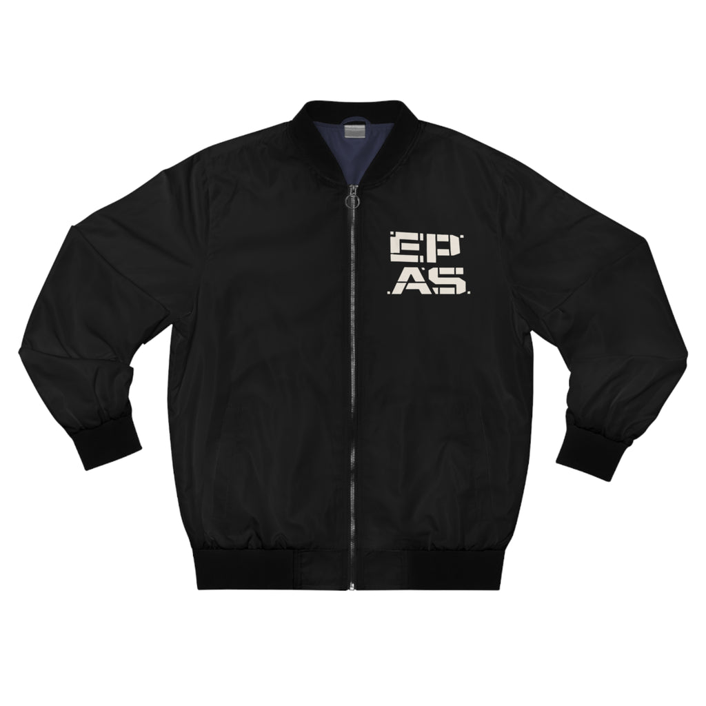 Techno Middle Finger Bomber Jacket — Bold Rave Statement Jacket