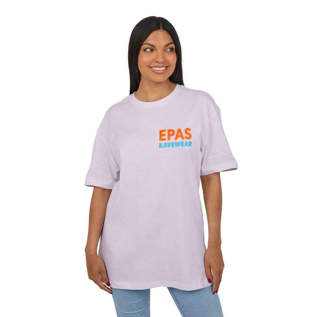 EPAS Ravewear Unisex Heavy Oversize Tee - Bass Statt Small Talk, Streetwear, Festival Fashion, Comfortable Tee, Music Lover Gift