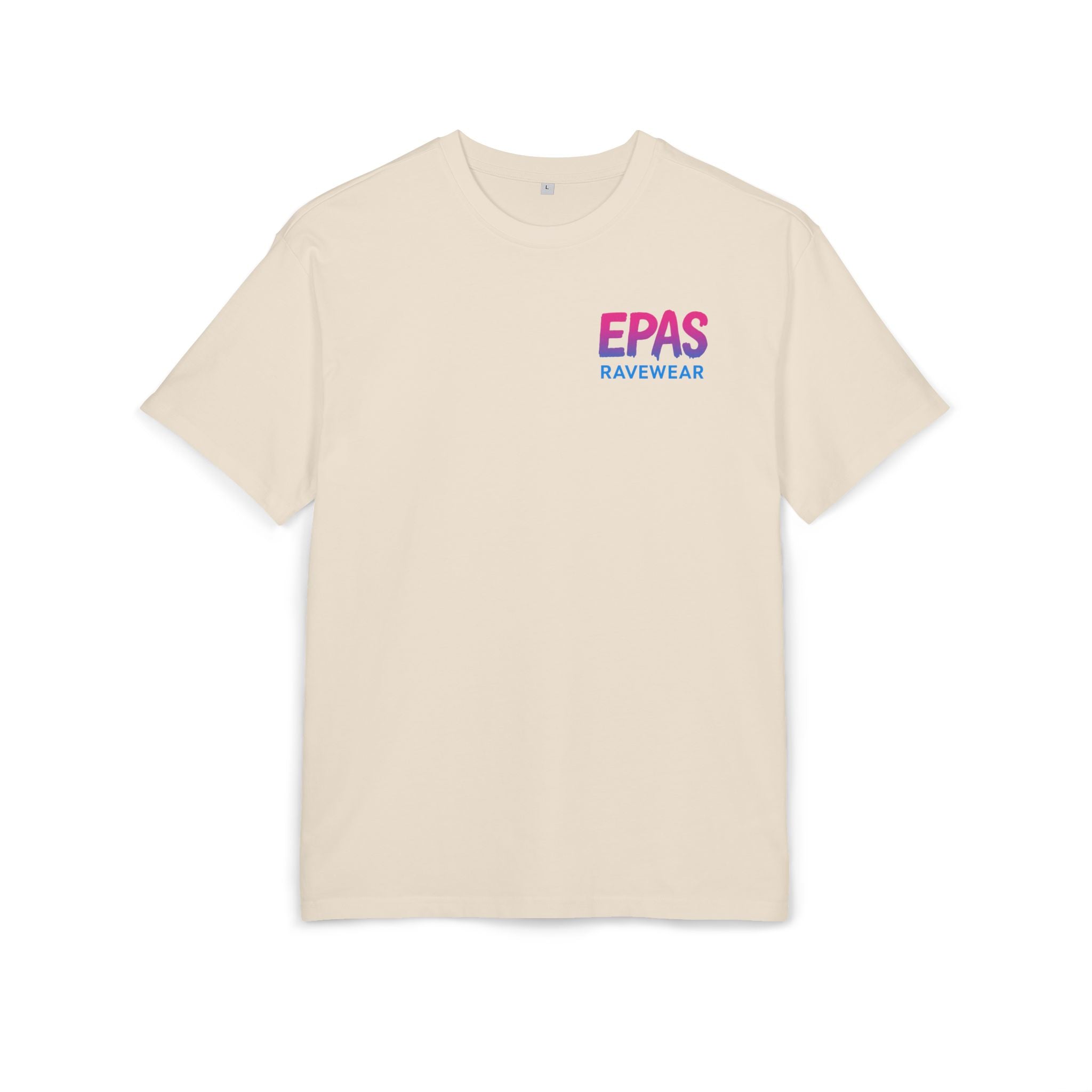 Rave-Inspired Oversize Tee - EPAS Collection, Music Festival Shirt, Unisex Graphic Tee, Streetwear, Party Attire, Rave Wear