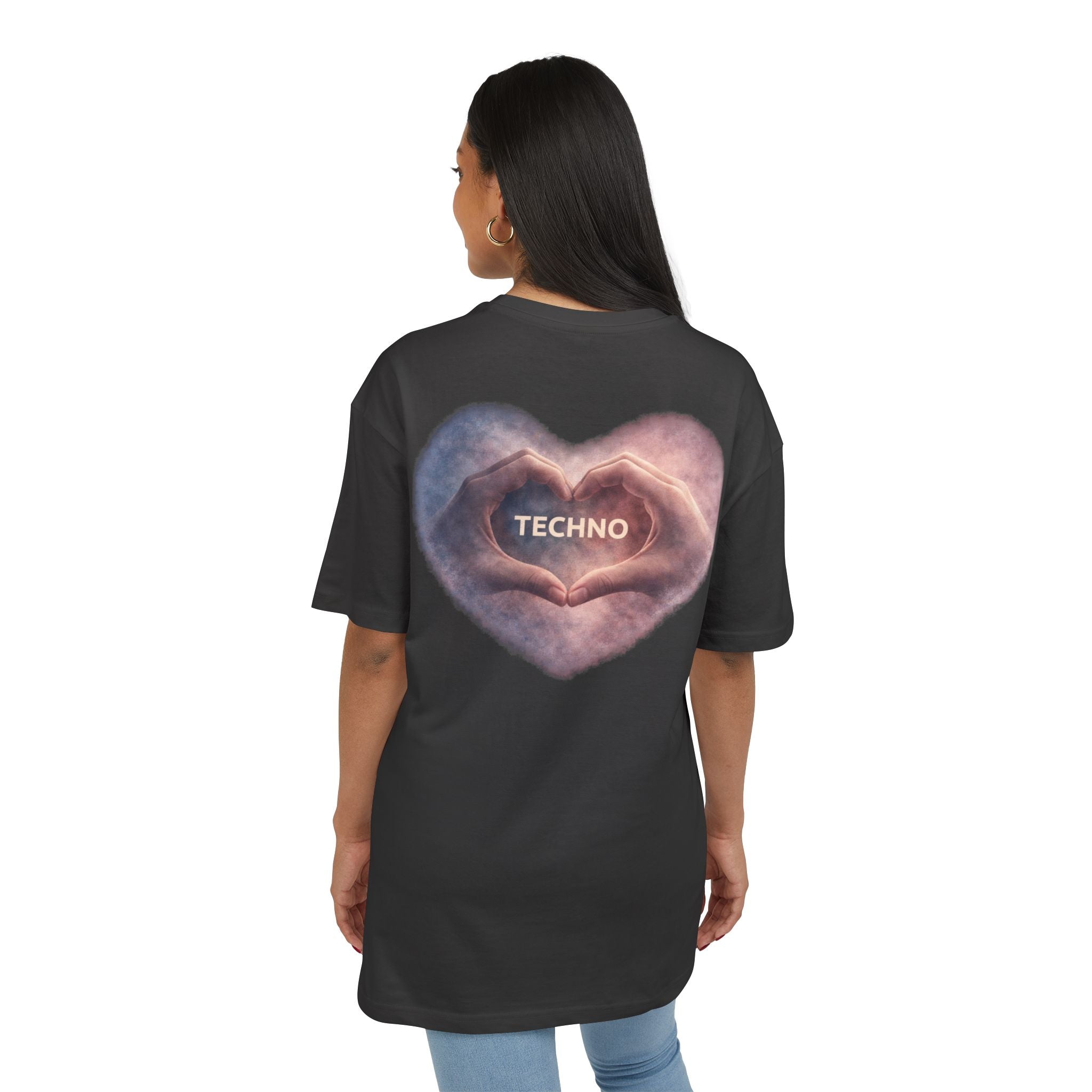 Techno Heart Oversized Tee