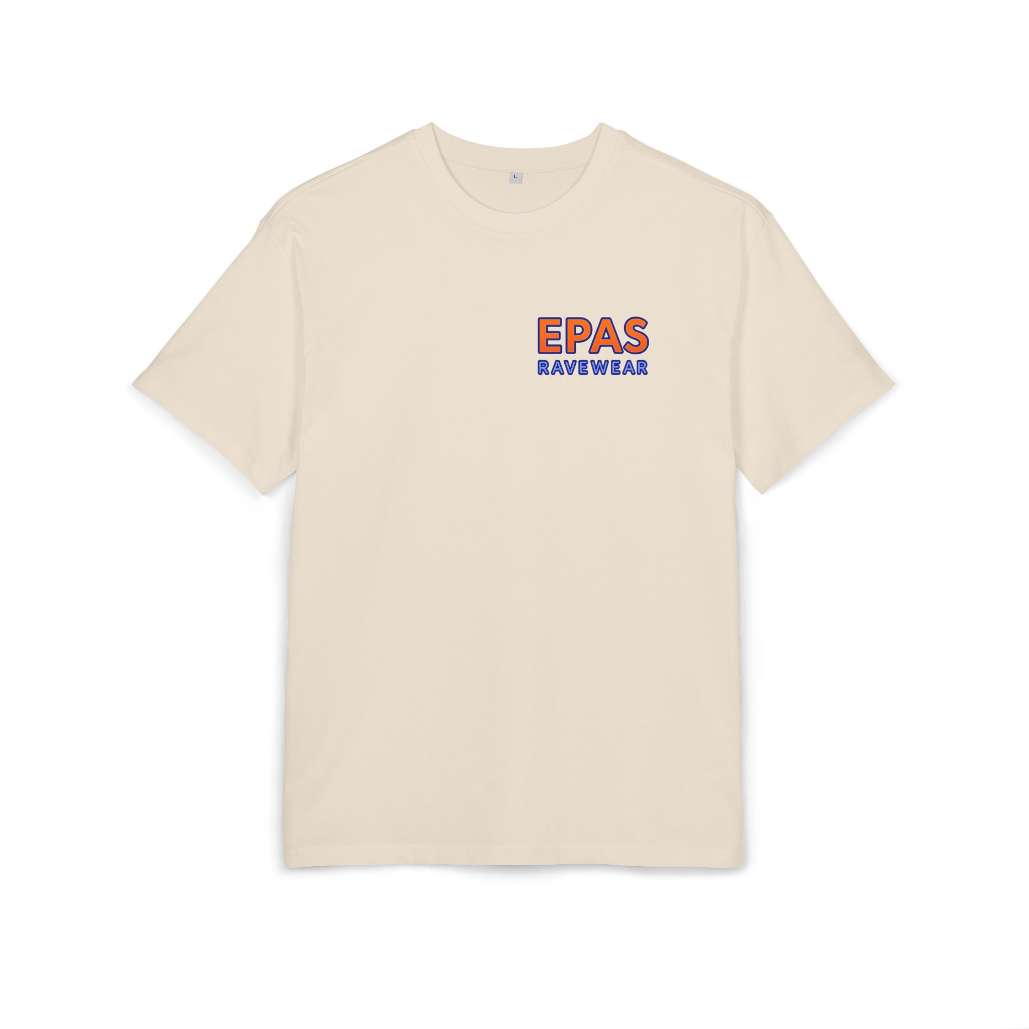 Trendy Rave Oversized Tee - EPAS Ravewear, Party Apparel, Festival Shirt, Unisex Graphic Tee, Dance Event Outfit