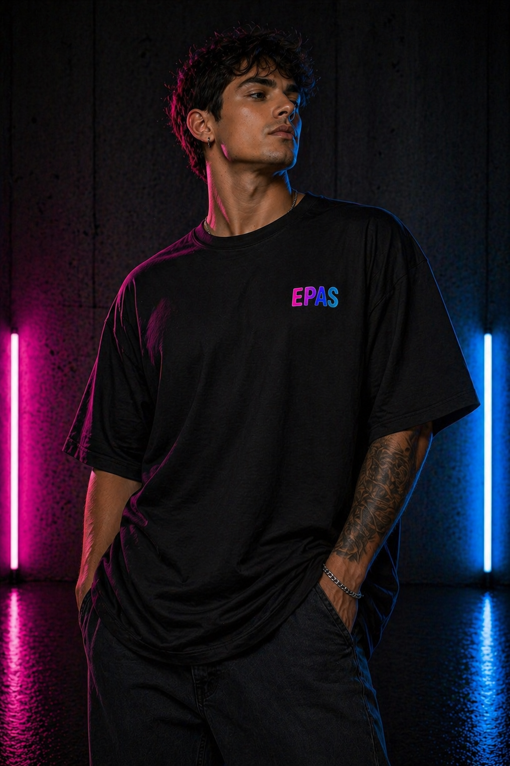 Techno Is The Answer Tee - EPAS Ravewear Oversized T-Shirt