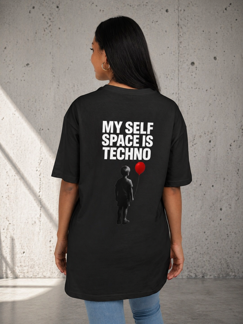 Unisex Techno Rave Tee | Oversized Shirt for Festival Vibes, Streetwear, Gift for Music Lovers, Casual Summer Top, Unique Artwear
