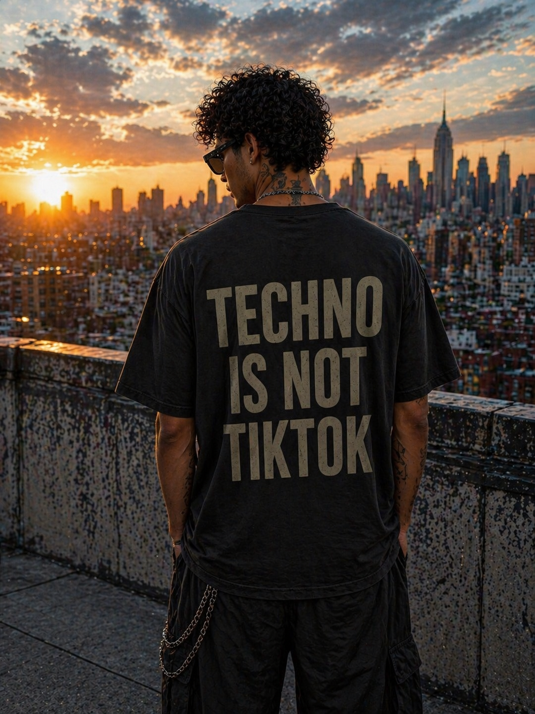 Techno Is Not TikTok Tee