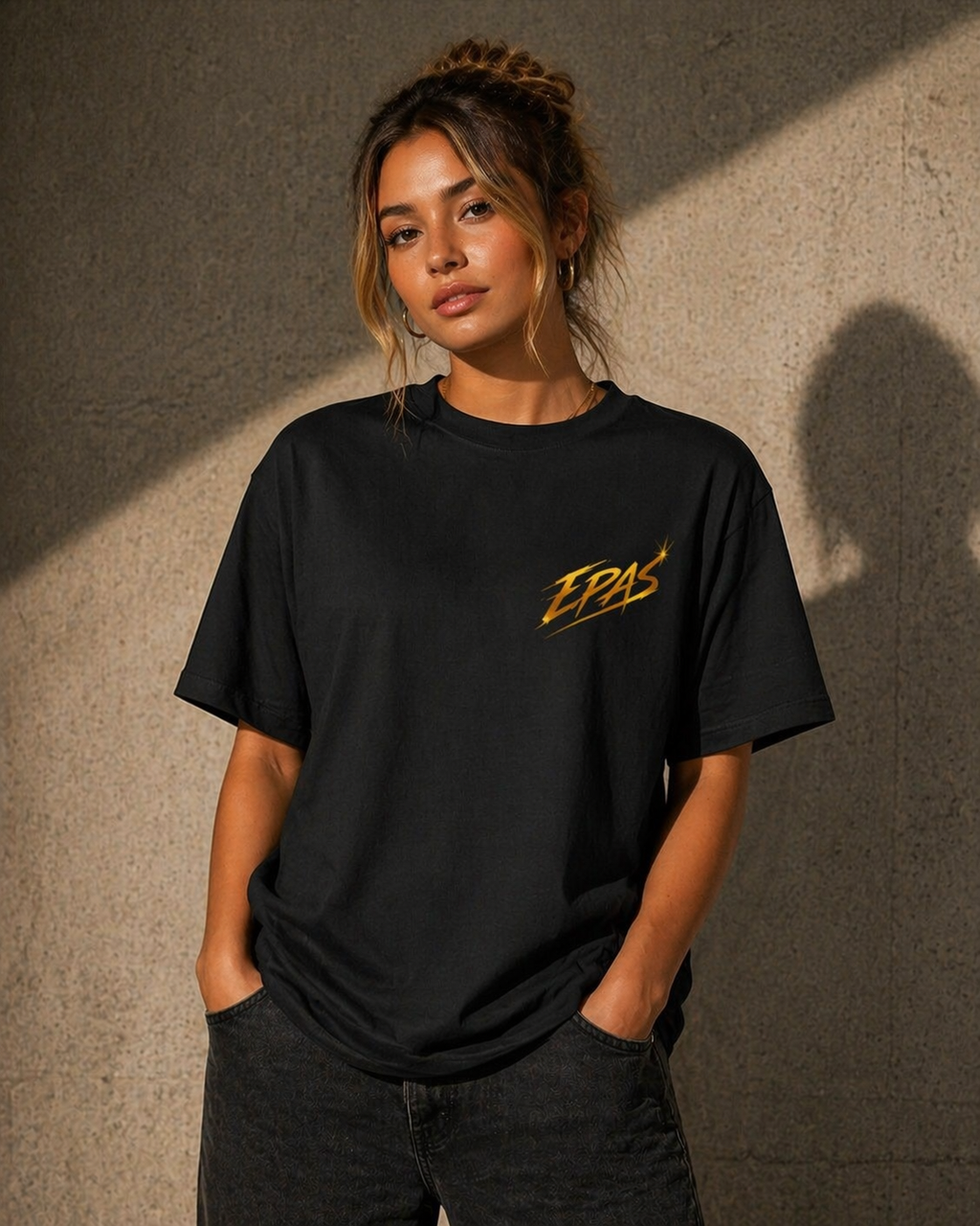 Oversize Tee — 'Trag die Sonne in deinem Kopf' Graphic