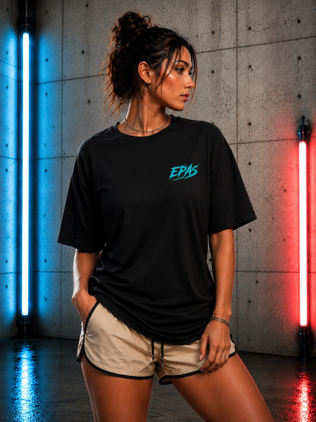 Graphic Tee — 'Maske Aus, Ich An' Mask Design